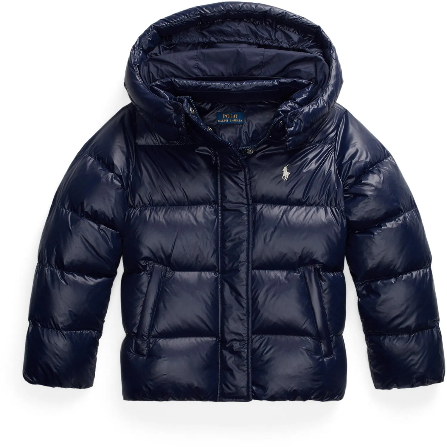 Ergonomic Shoulder Panels Flexible Neckline Polo Ralph Lauren Newport Navy Sld Down Bomber Jacket