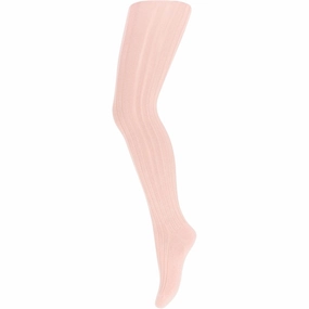 Metallic-look MP 130 Cotton Rib Tights 3156 Peach Pink