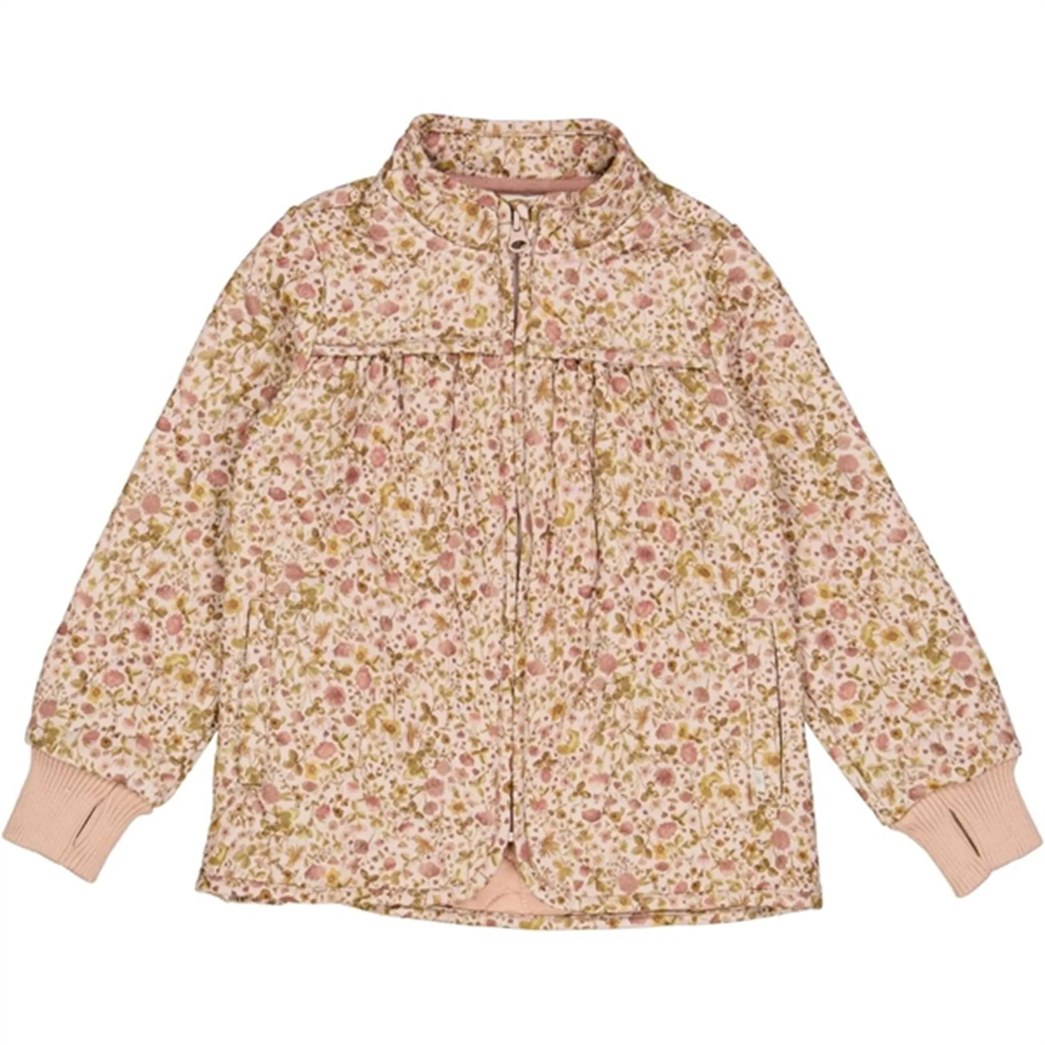 Wheat Thermo Watercolor Flora Jacket Thilde Tie-dye Feminine shirt for outings