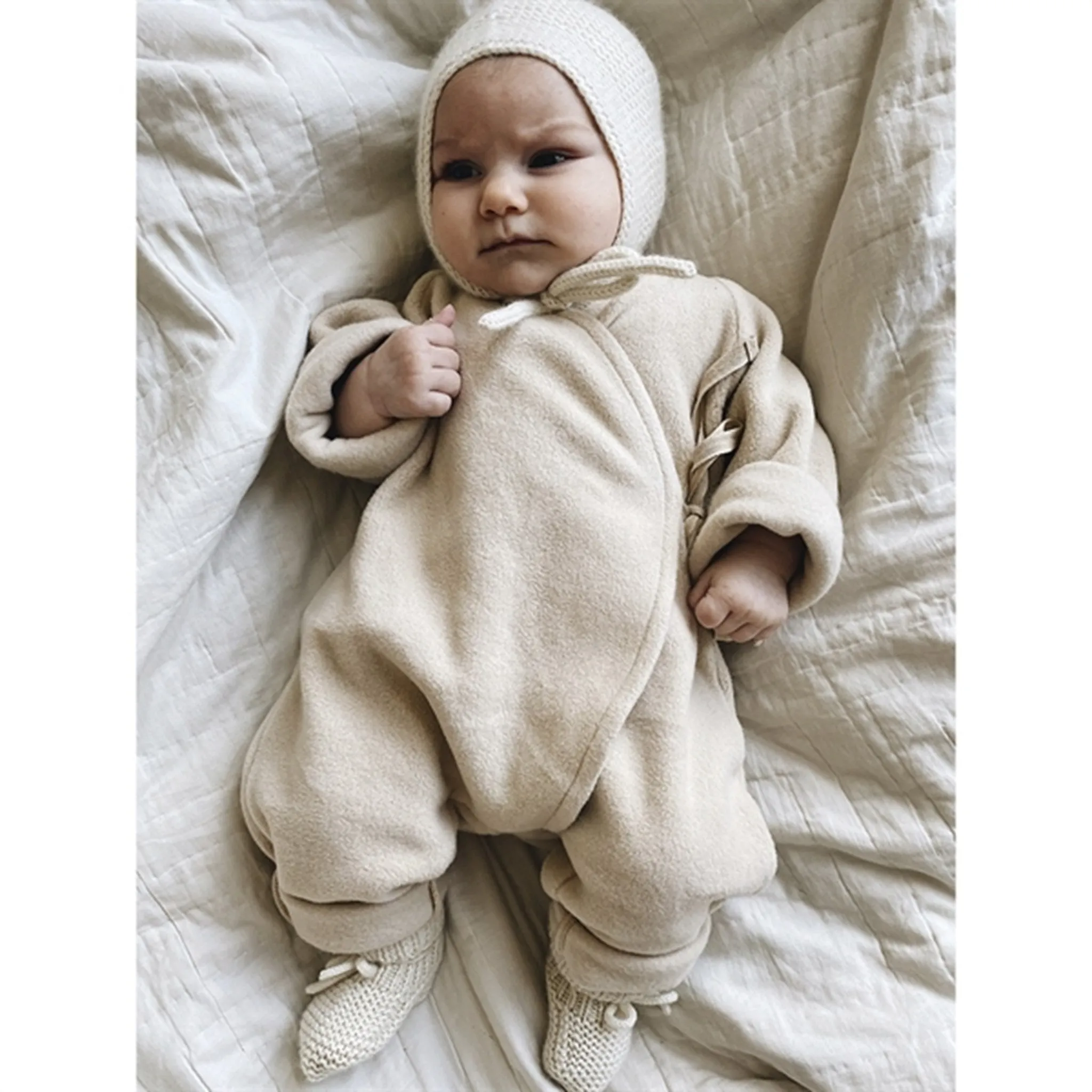 Stylish Look lalaby Ivory Memphis Fleece Suit