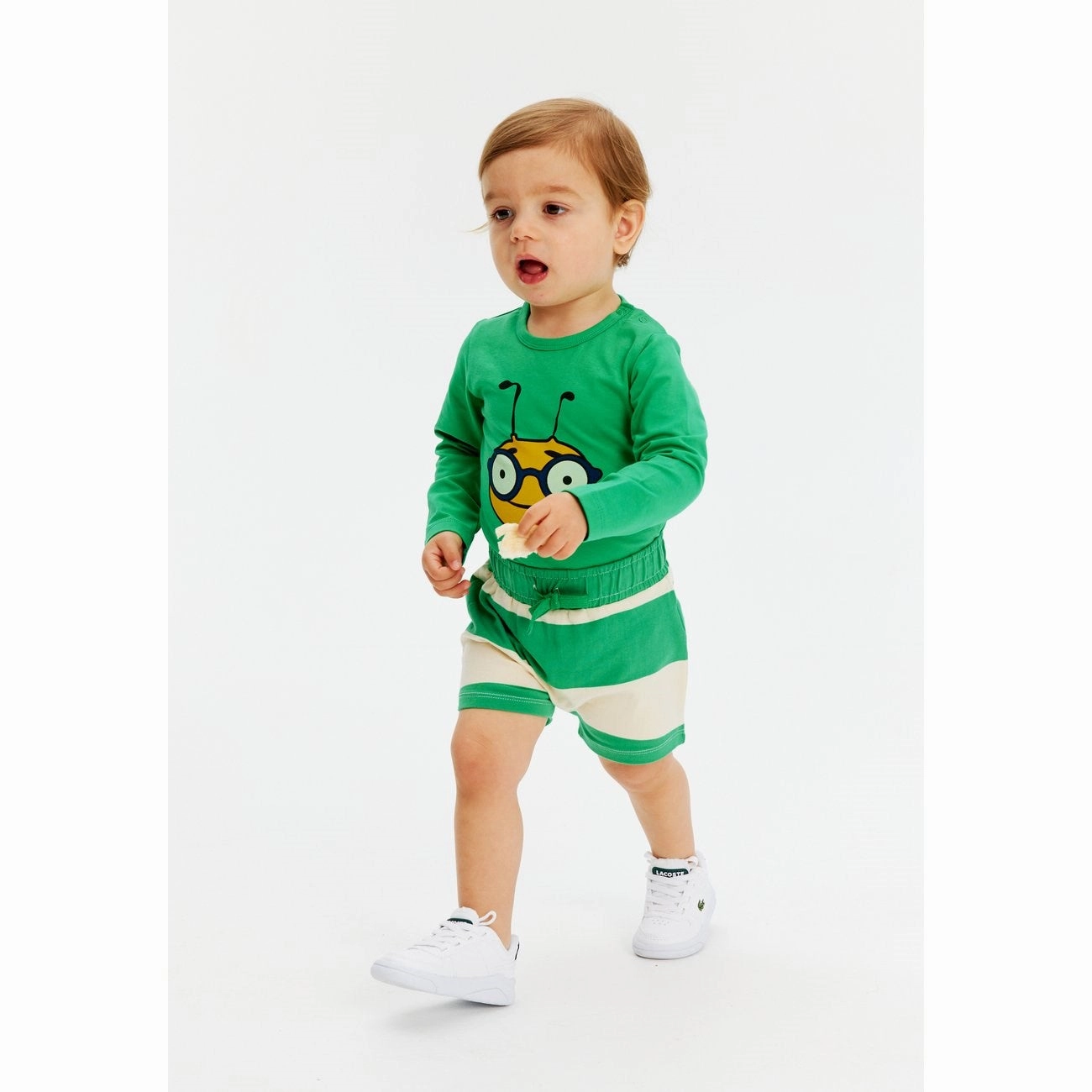 EcoFriendlyMaterials Lightweight Design THE NEW Siblings Bright Green Jae Mini Shorts