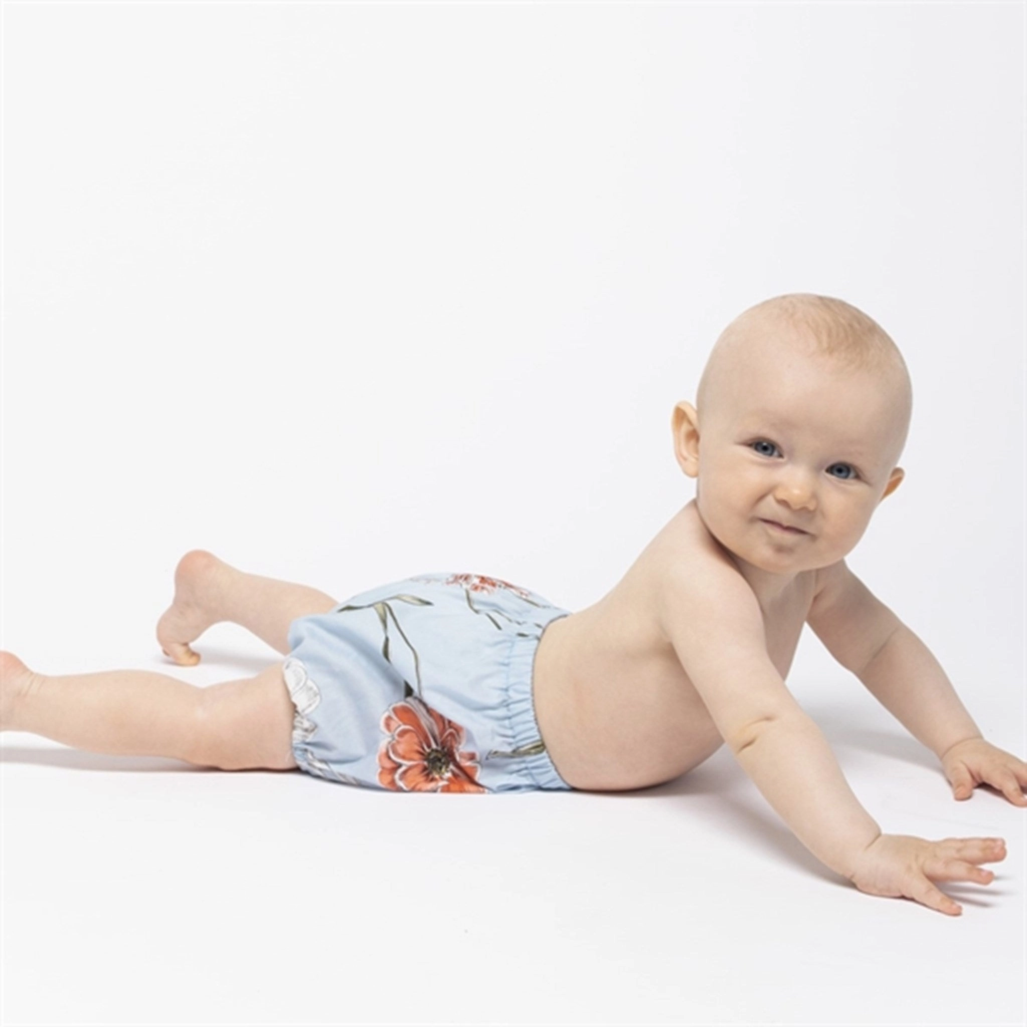 Christina Rohde 819 Shorts Blue Floral watch