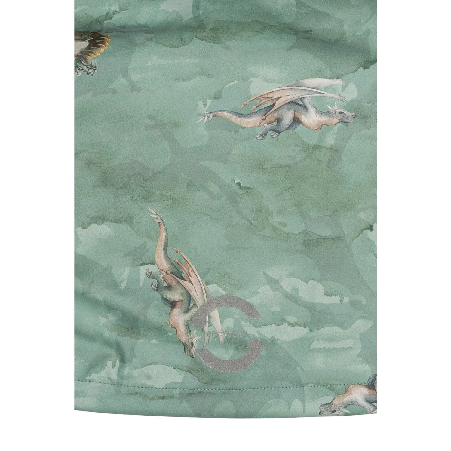 Anti Fog Visor Mikk-Line Green Bay AOP Suspenders PU Rain Set