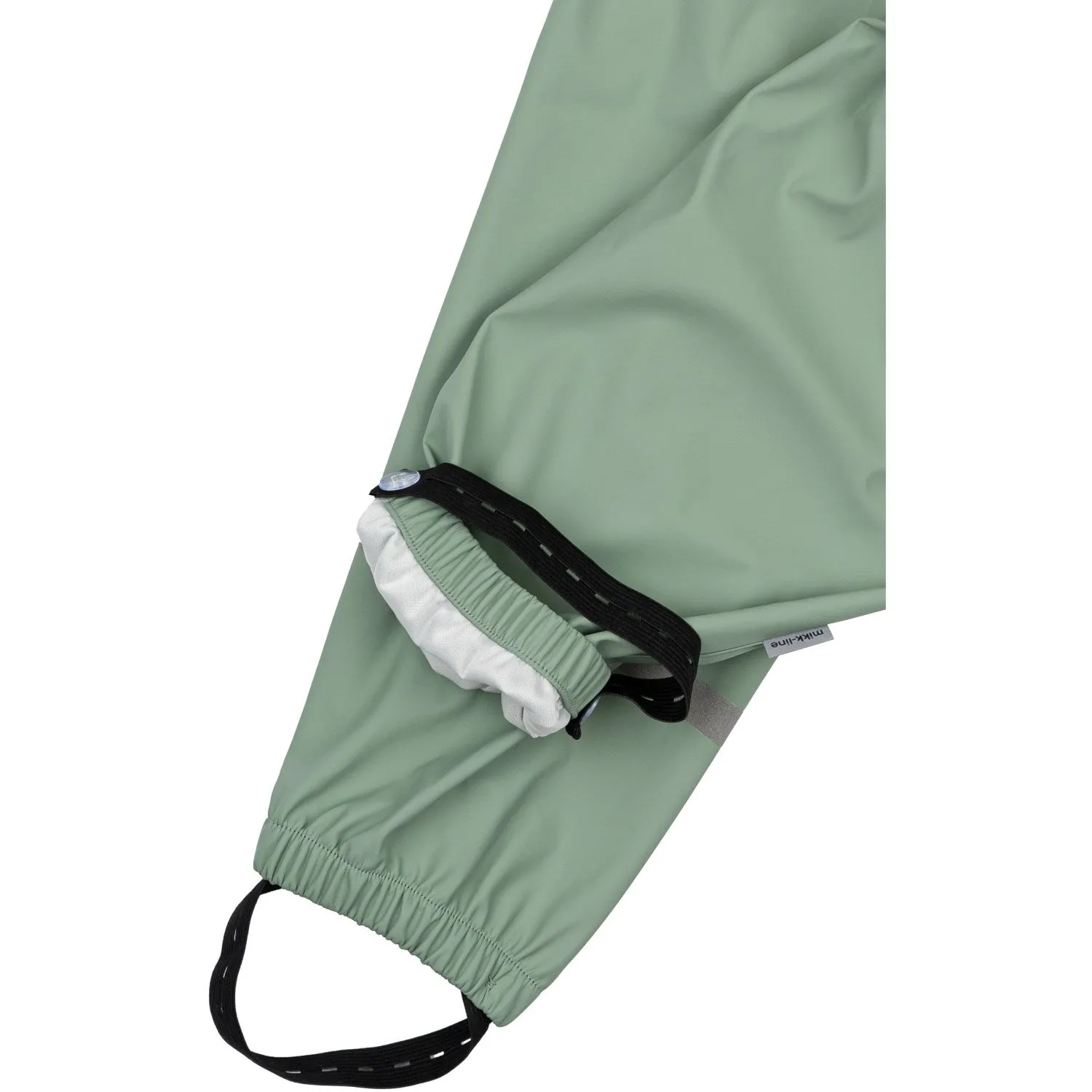 Eco Friendly Outerwear Trail Jacket Mikk-Line Green Bay AOP Suspenders PU Rain Set