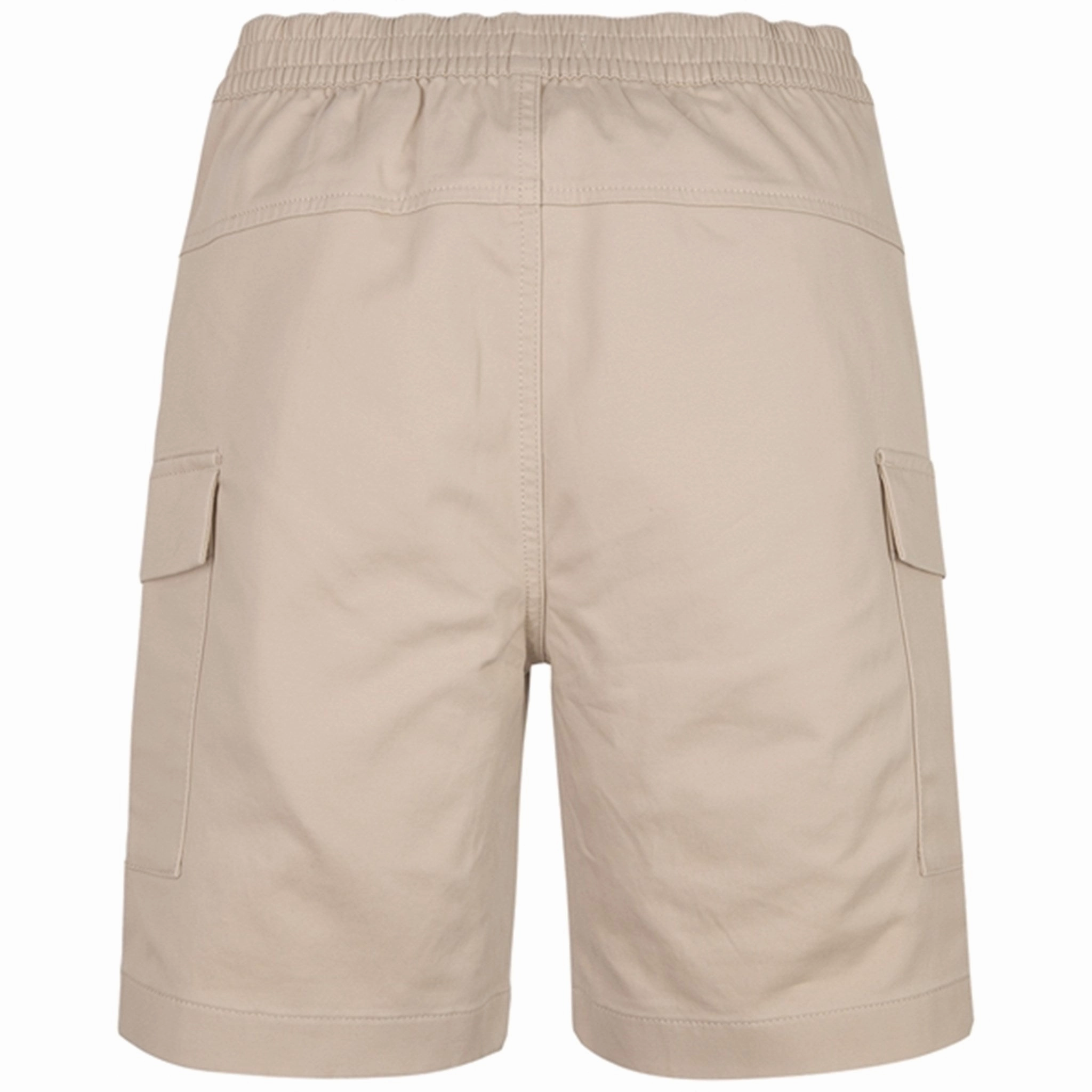 Calvin Klein Cargo Shorts Classic Beige Secure Zipper Closure