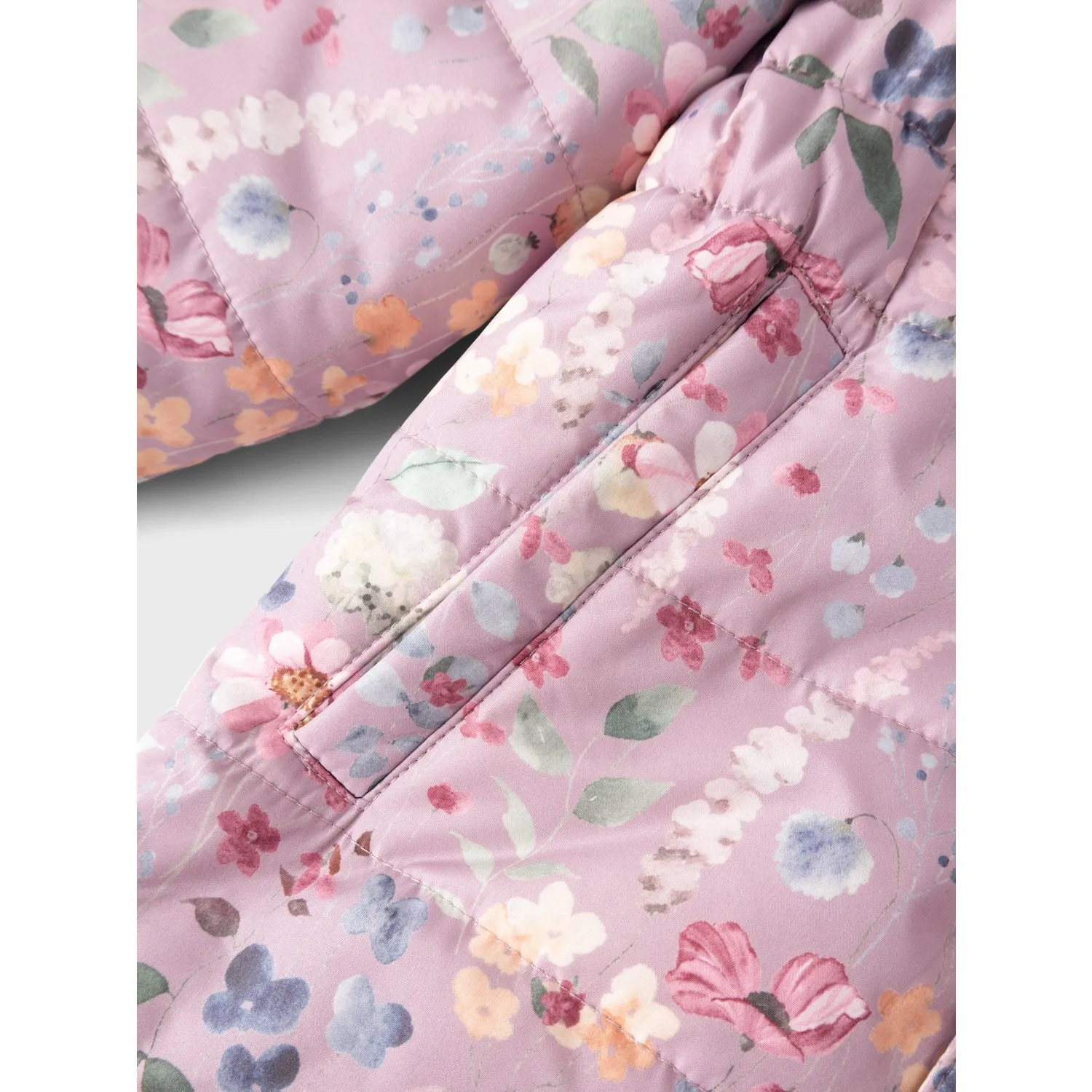 Name It Mauve Shadows Flower Mountain05 Jacket AOP Fo Sporty Fit Diploma