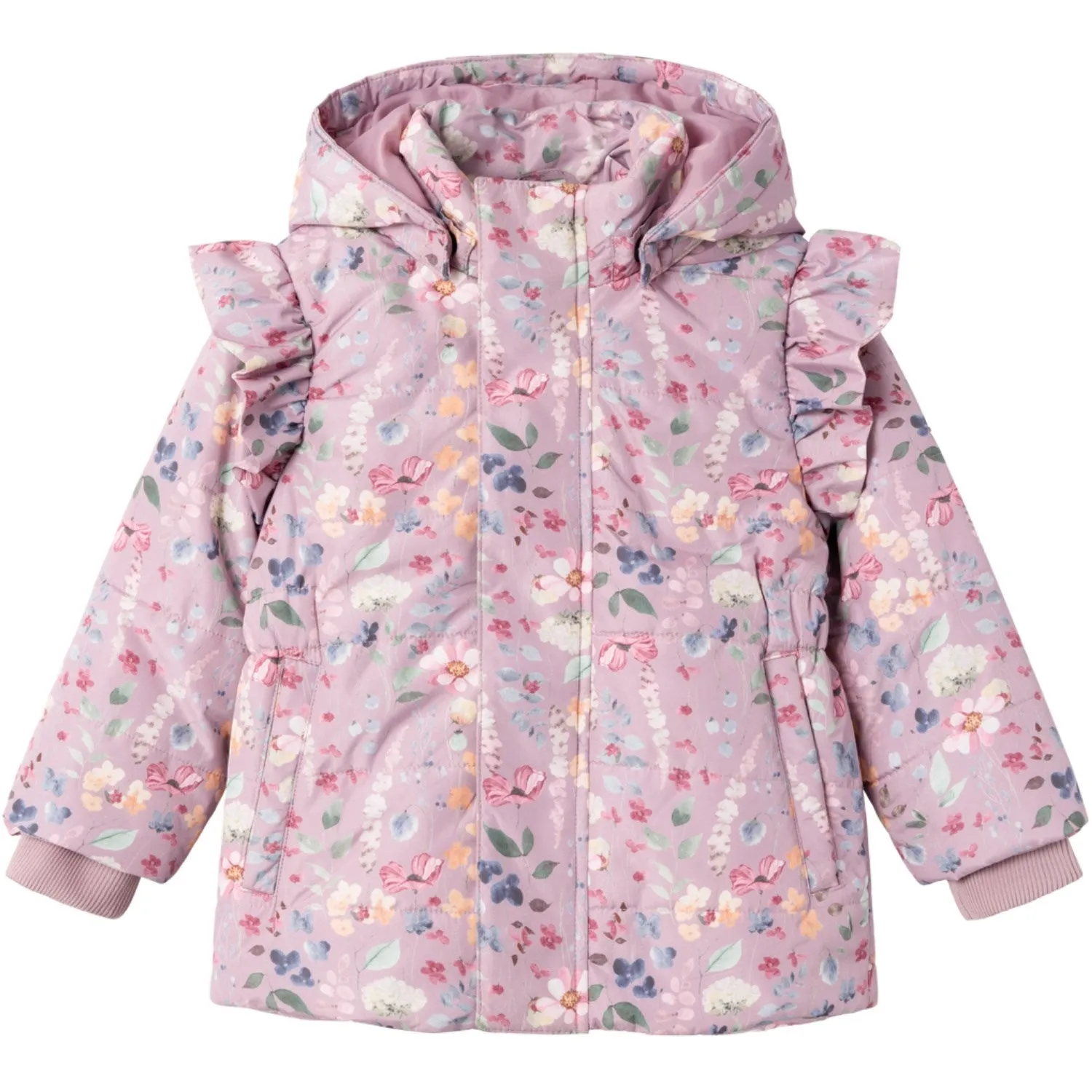 high-end Name It Mauve Shadows Flower Mountain05 Jacket AOP Fo