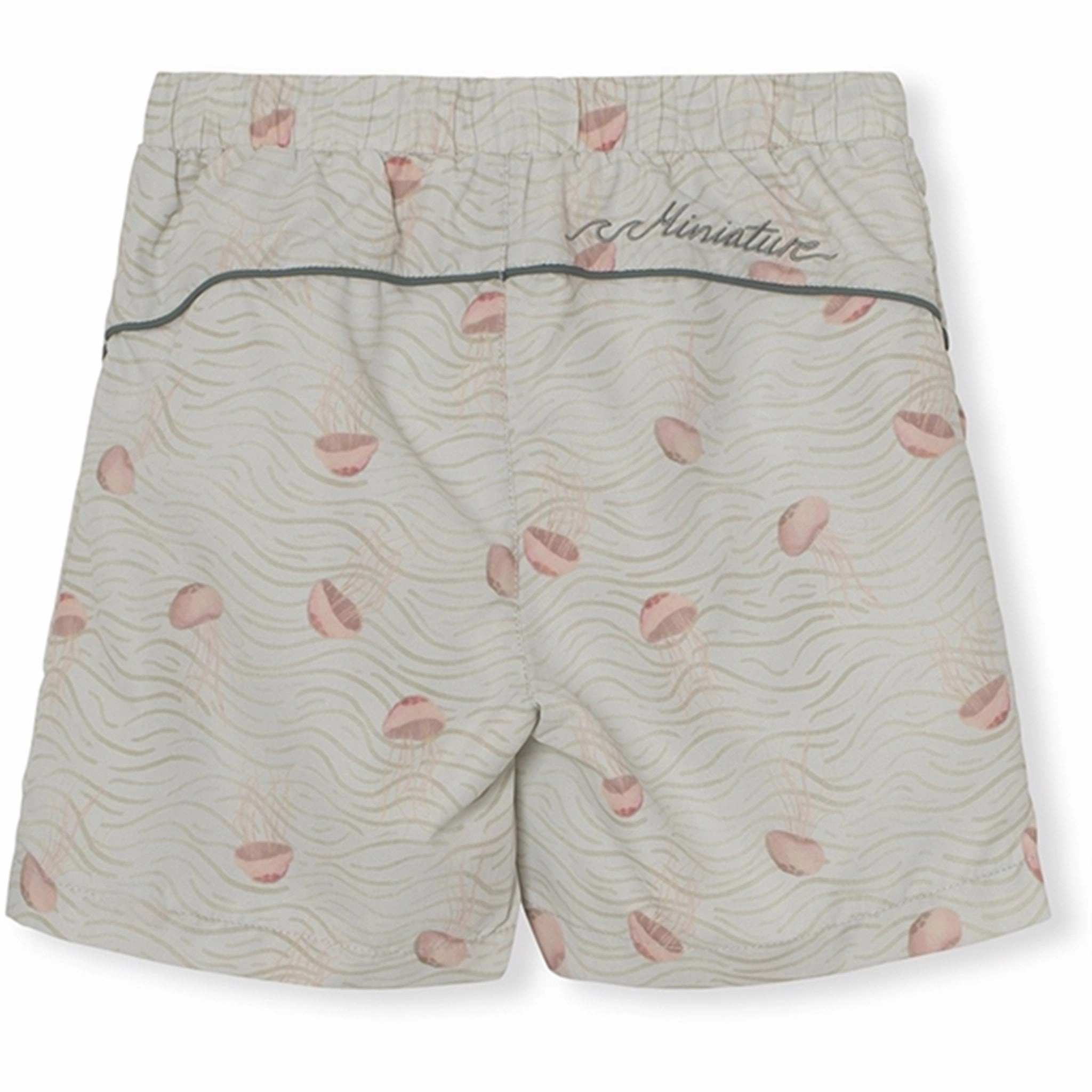 MINI A TURE Maki Printed Board Shorts Tropical Jellyfish Compact Design Lightweight Compression