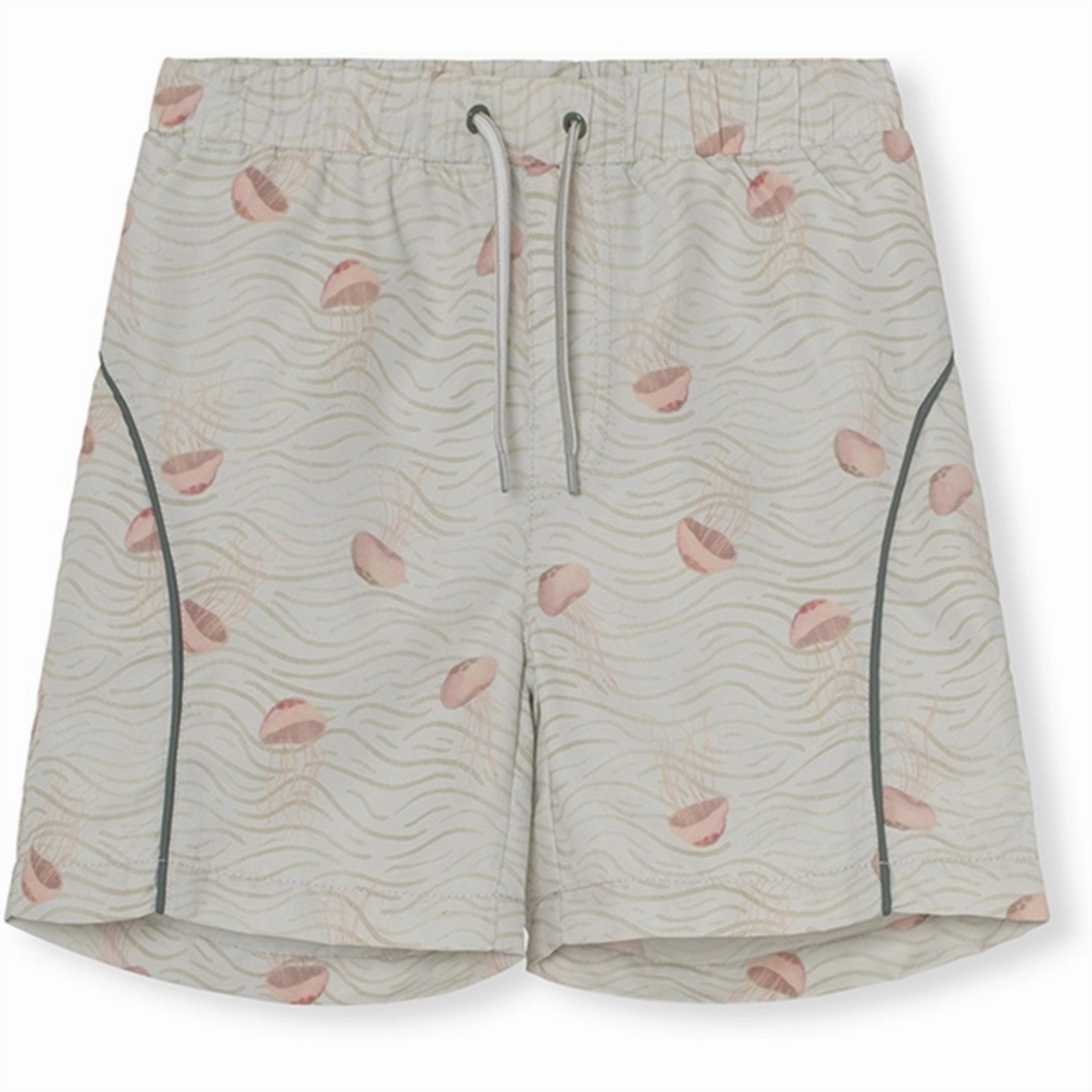 MINI A TURE Maki Printed Board Shorts Tropical Jellyfish Quick Release Clasp