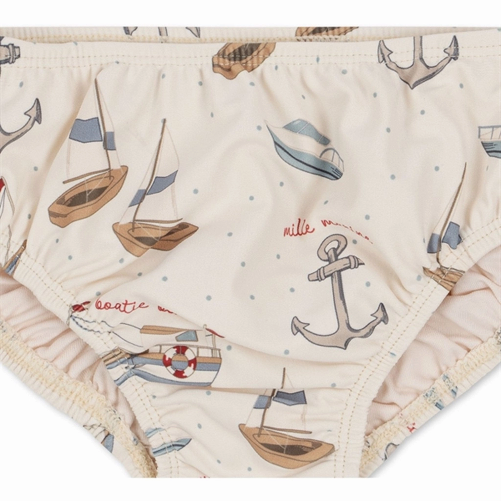 Lightweight Webbing Non-restrictive Konges Sl?jd Aster Baby Swim Pants Sail Away