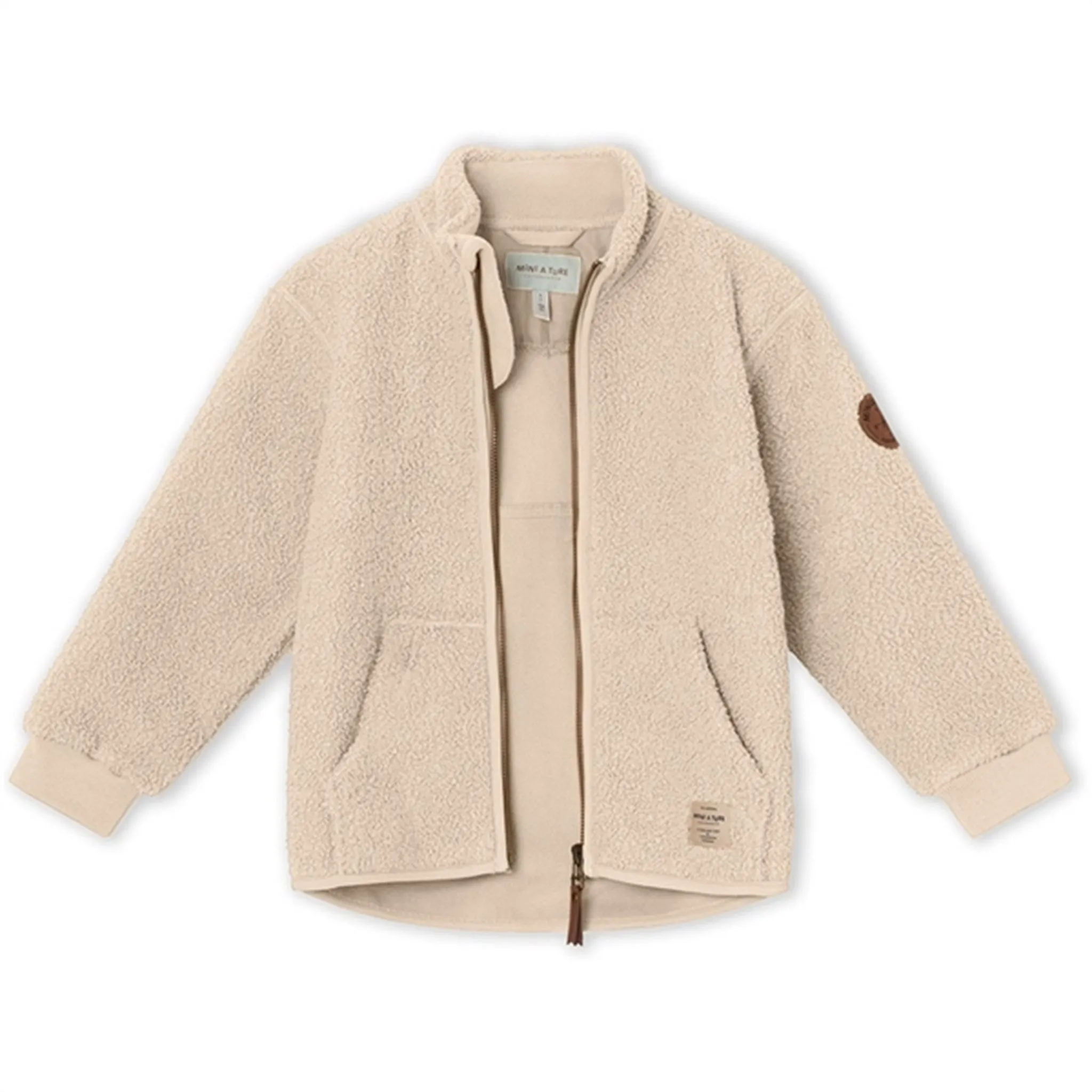 MINI A TURE Saleh Teddy Fleece Jacket Sand Dollar Everyday Gear