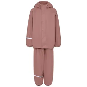Celavi Rain Set w. Fleece Burlwood Resistant Wear Layered Warmth