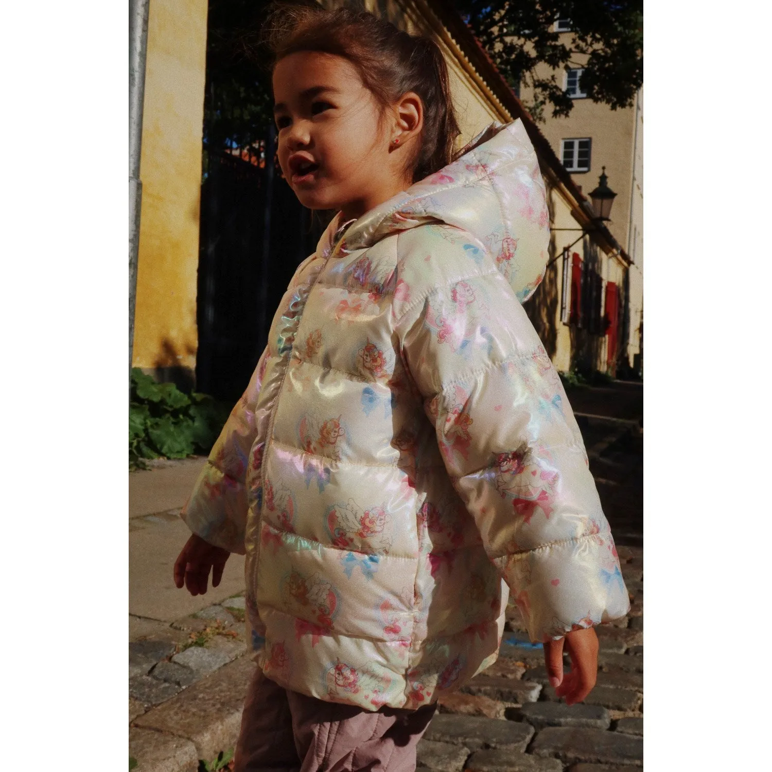 Detachable-Detail Vintage-Inspired Konges Sl?jd Twinkle Sprinkle Kath Jacket Grs