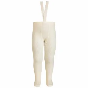 Anti-odor-treatment Flattering Waist C??ndor Tights Wool Beige