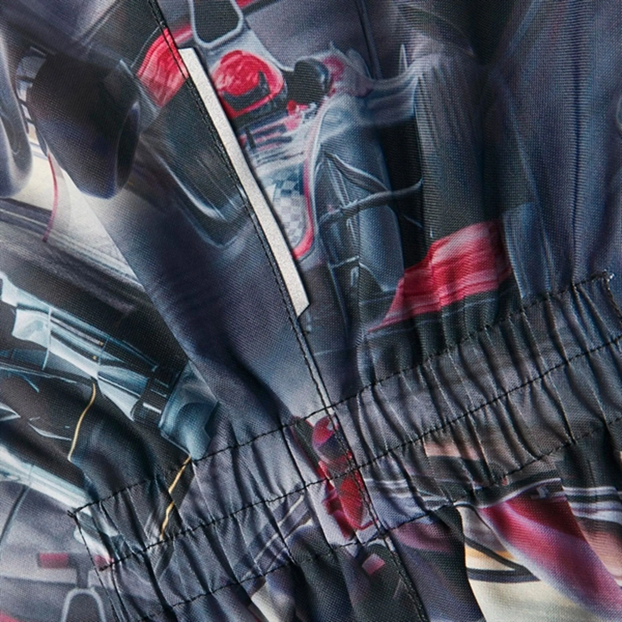 Name it Dark Sapphire Snow Snowsuit Race Car Curved-Hem