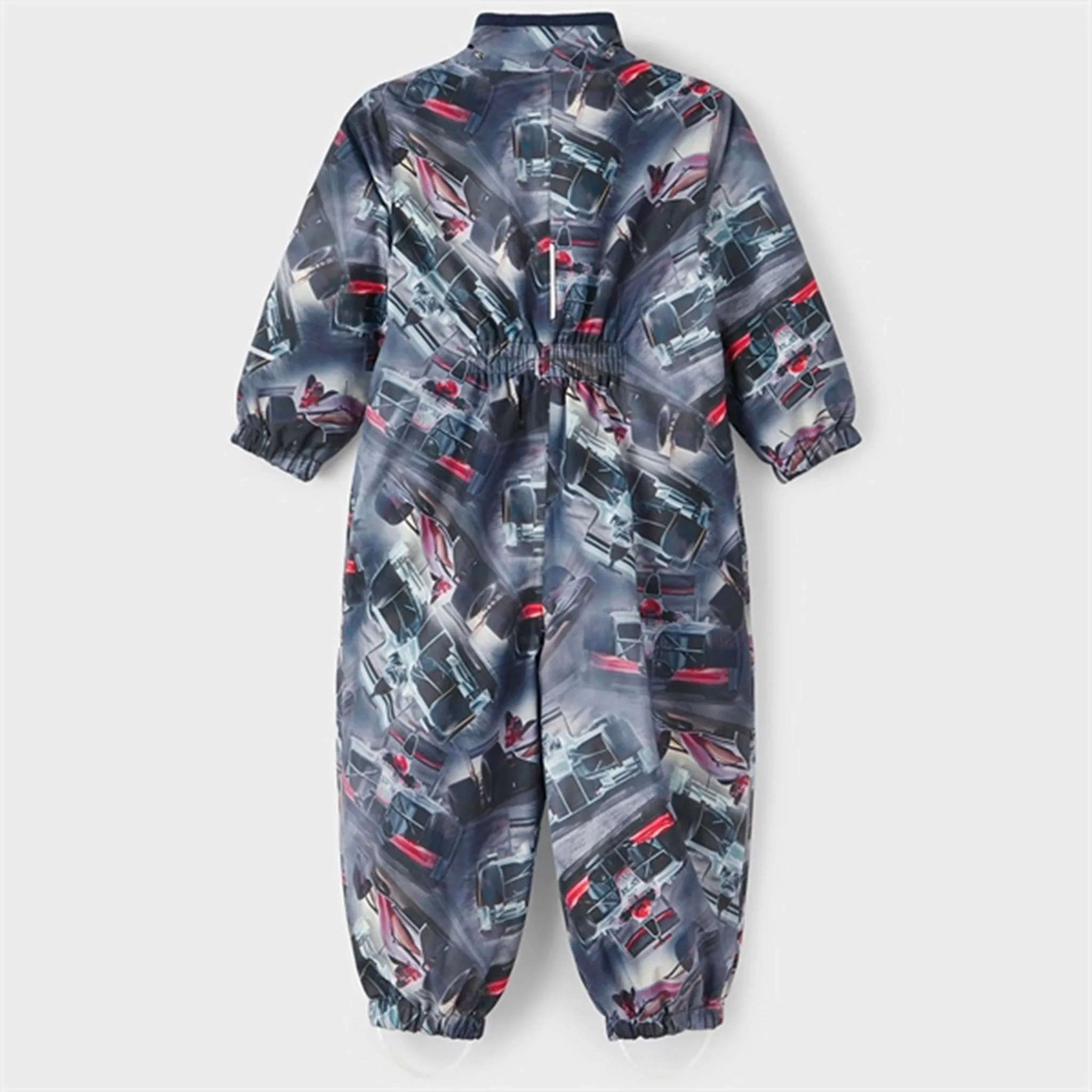 Soft fabric top Name it Dark Sapphire Snow Snowsuit Race Car