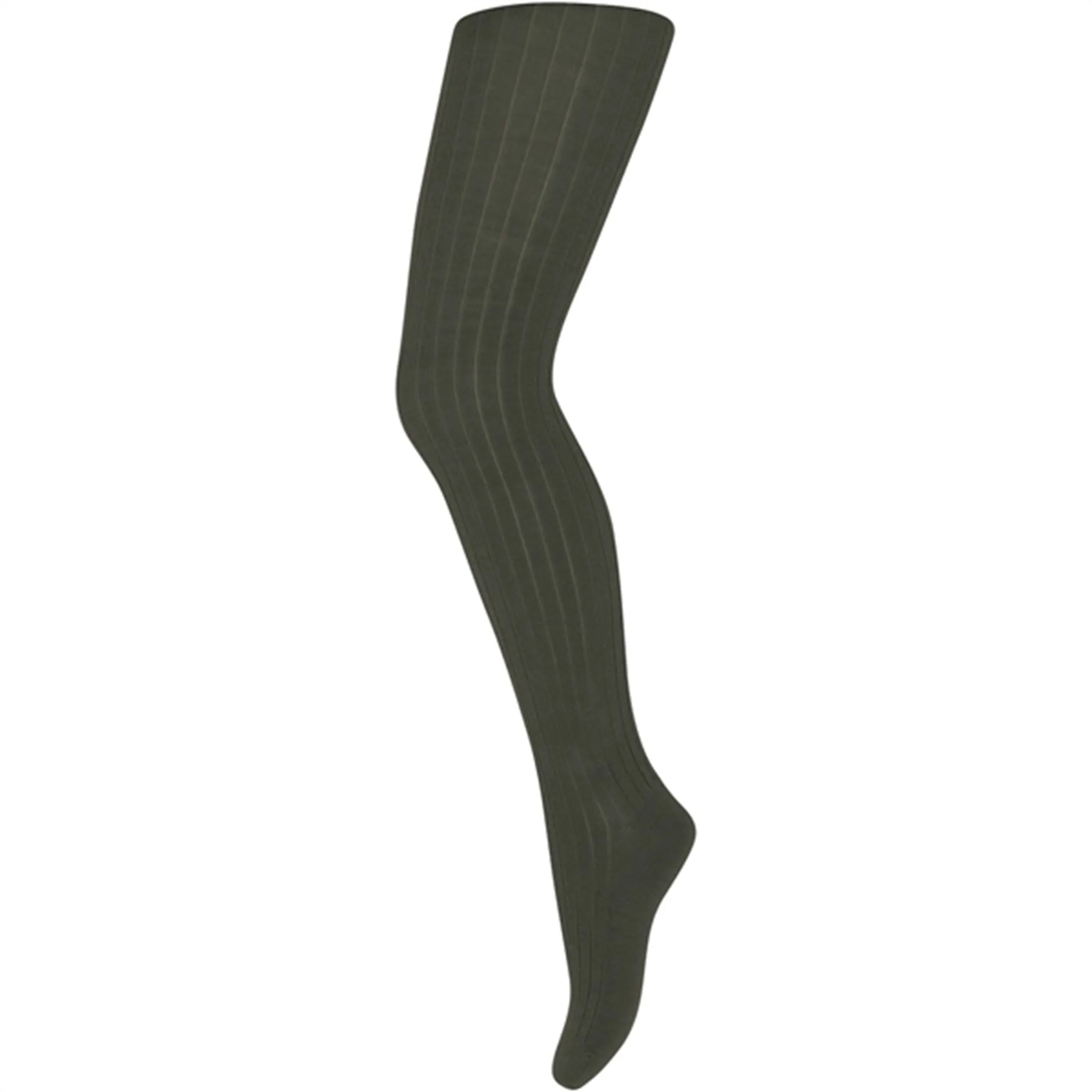 MP 128 Wool Rib Tights Ivy Green weekday