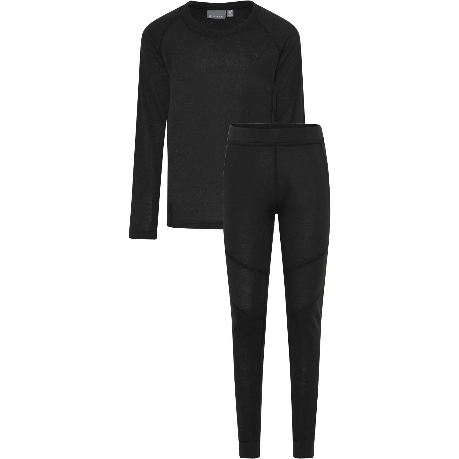 Color Kids Black Ski Underwear Foldable Construction Dull