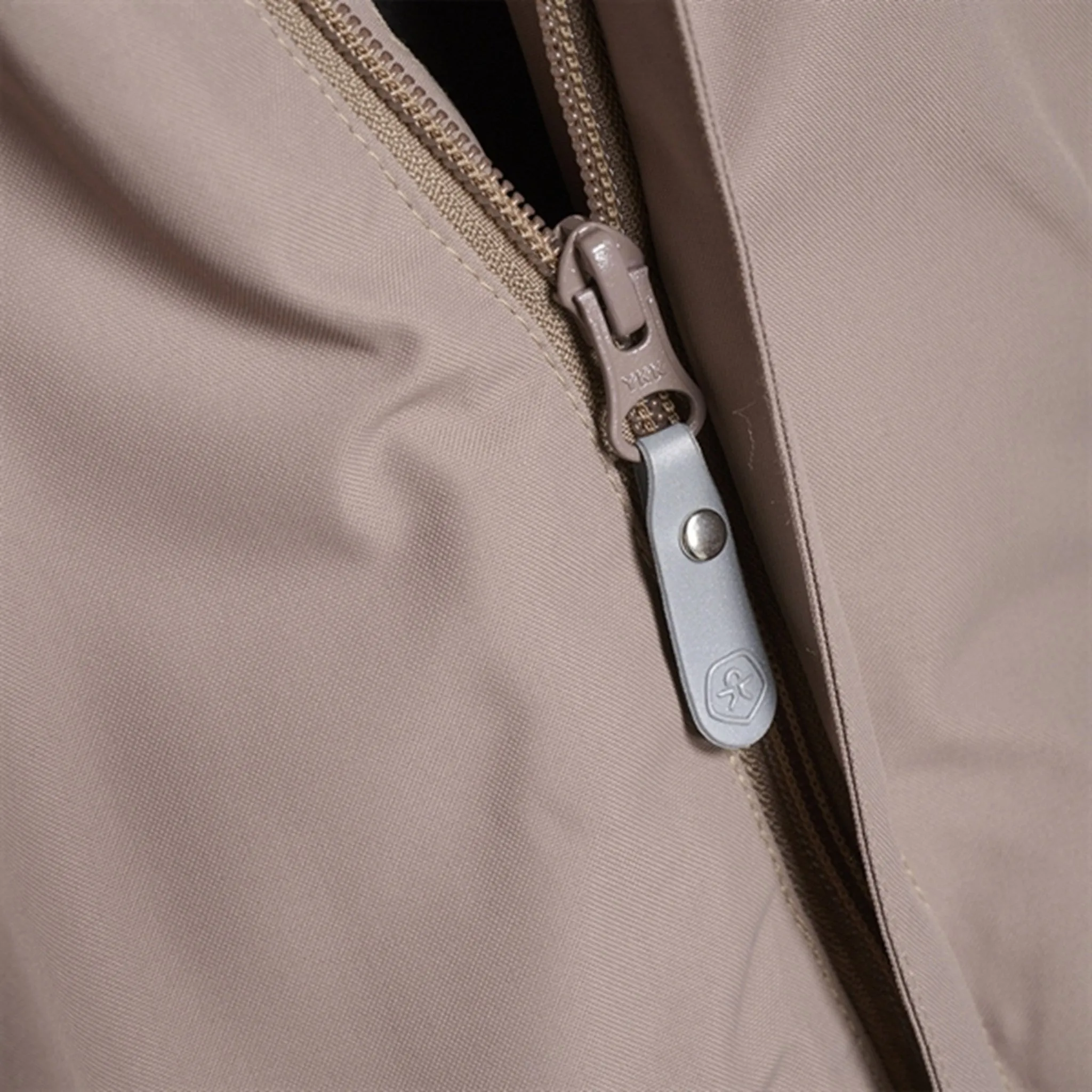 Resort-Wear Color Kids Coverall w. Faux Fur Fossil