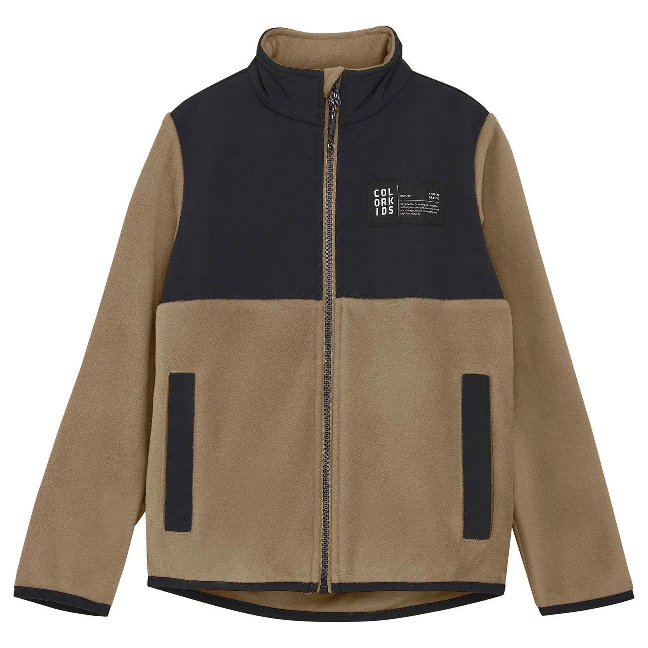 Color Kids Lead Grey Fleece Jacket Winter Utility All Day Comfort