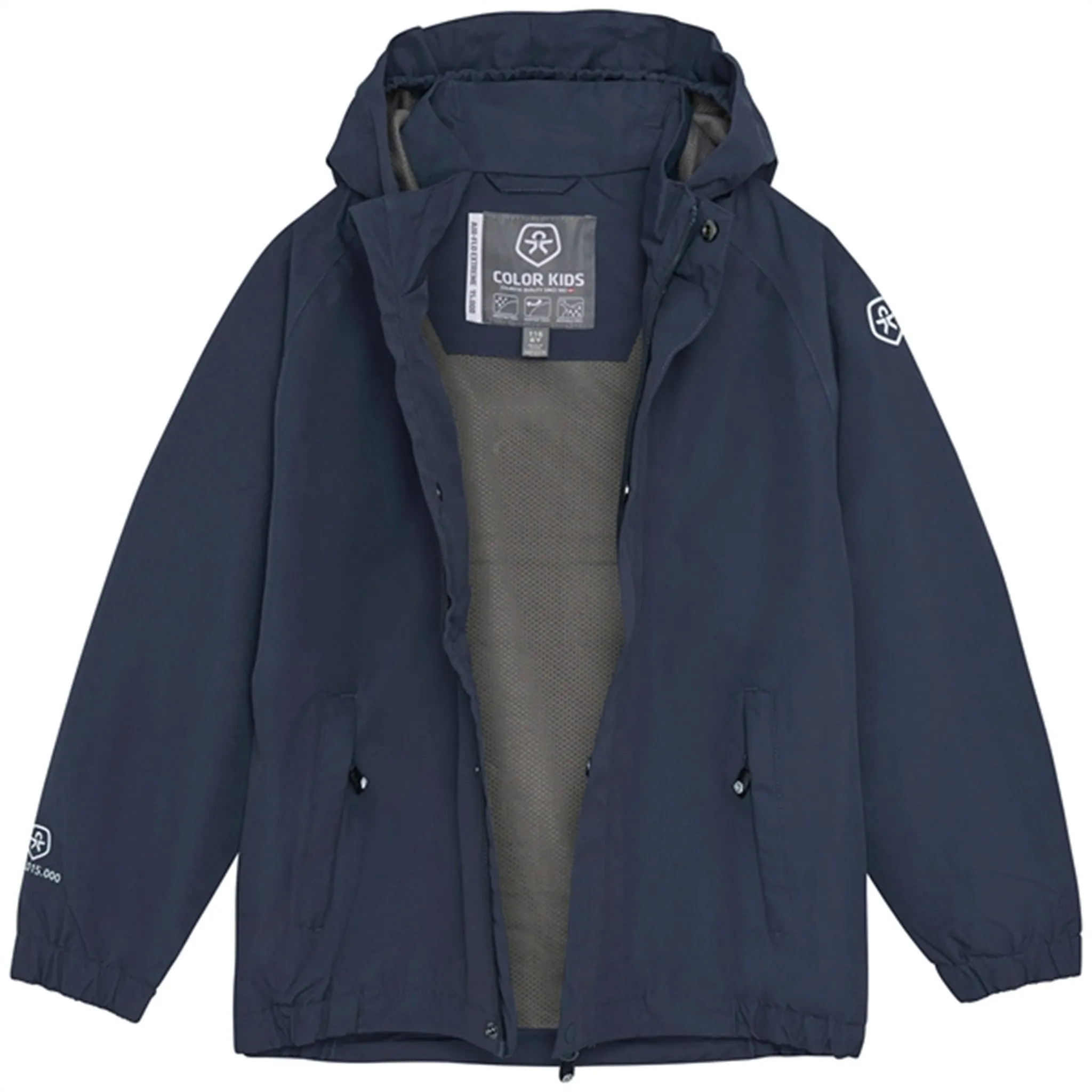 Relax Shell Color Kids Rain Jacket Shell Total Eclipse