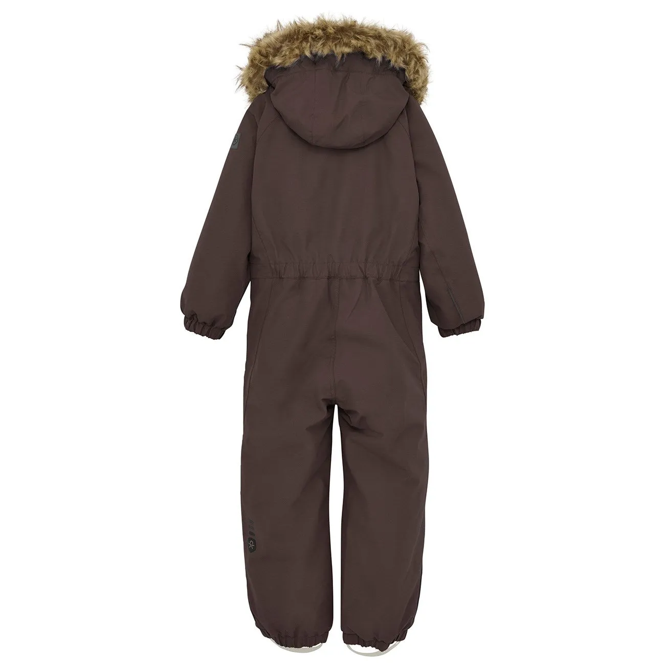 Hand-Wash Color Kids Raisin Snowsuit w. Fake Fur