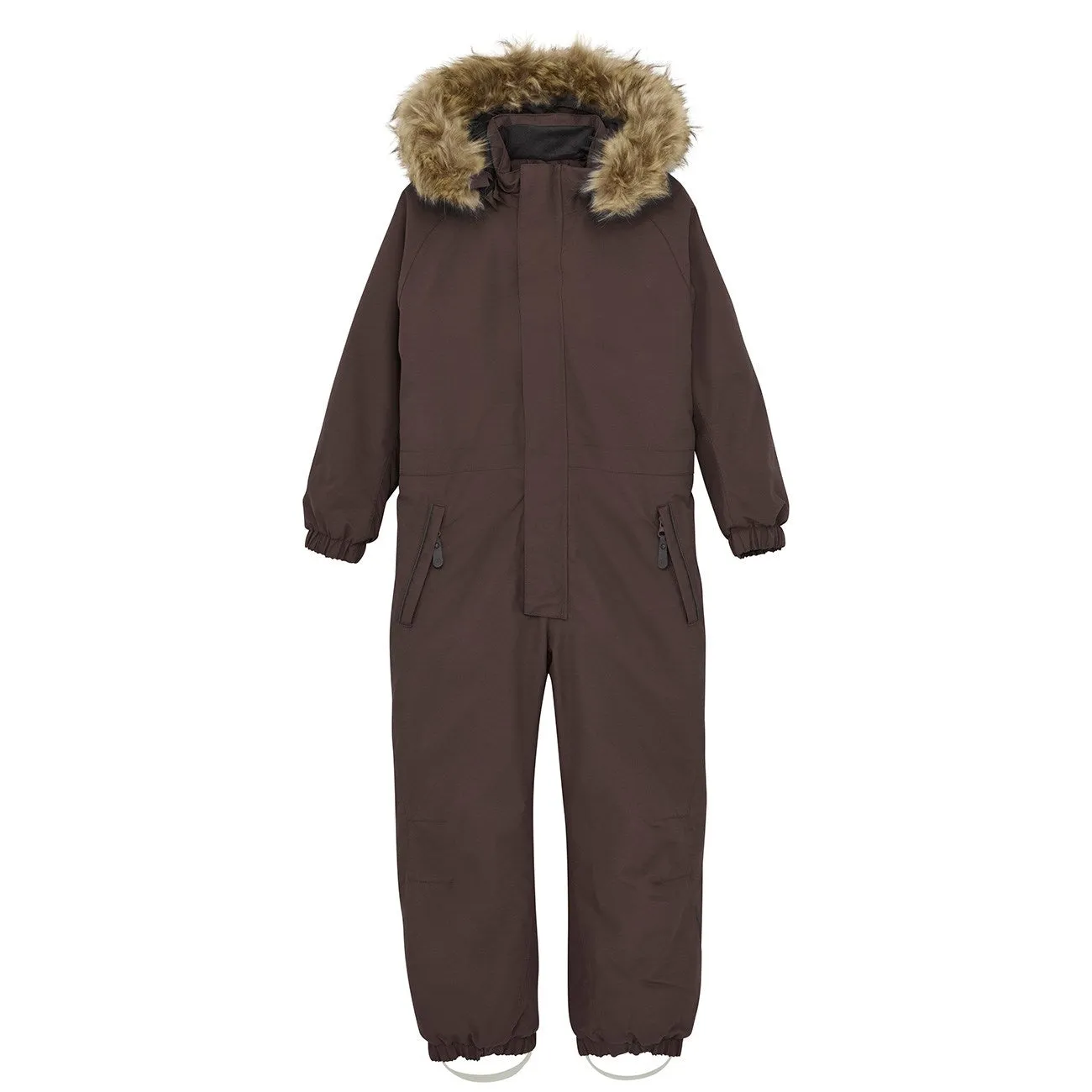 Color Kids Raisin Snowsuit w. Fake Fur Non-Iron Feminine button-down shirt