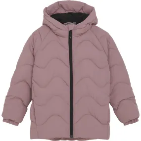 Color Kids Woodrose Jacket W. Hood - Quilt Stylish casual wear Contrast-Piping