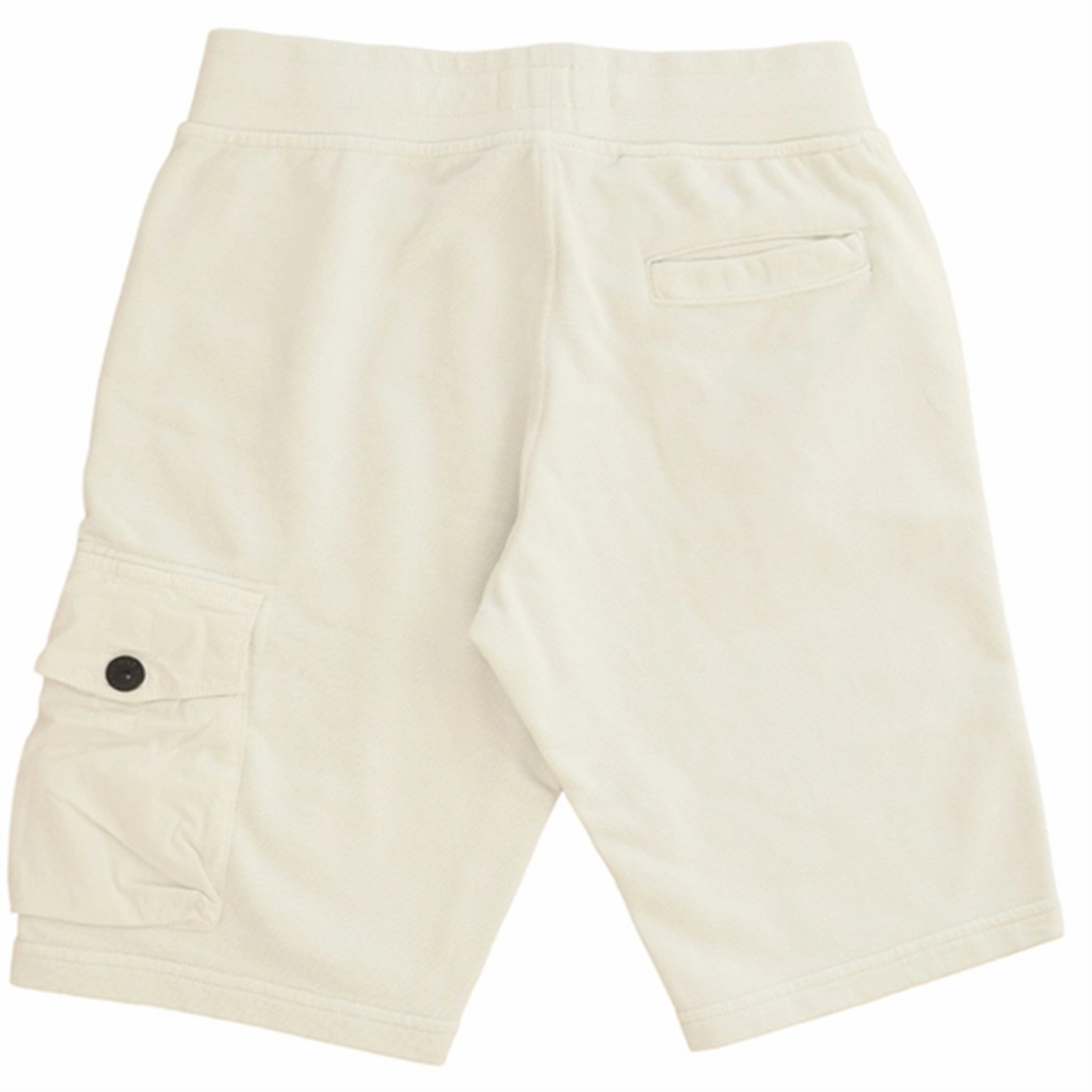 QuickReleaseBuckle OdorControlTech Stone Island Junior Fleece Shorts Pearl Grey