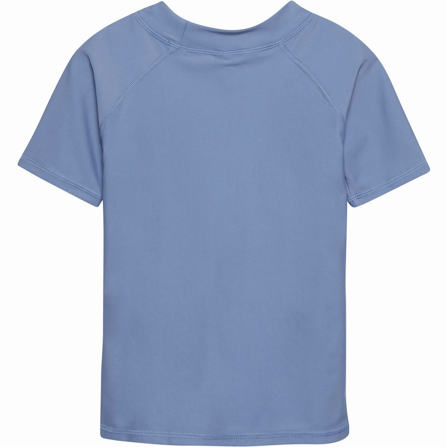 Relaxation Wear Seam Free Waistband Color Kids Coronet Blue Swim T-Shirt - Solid
