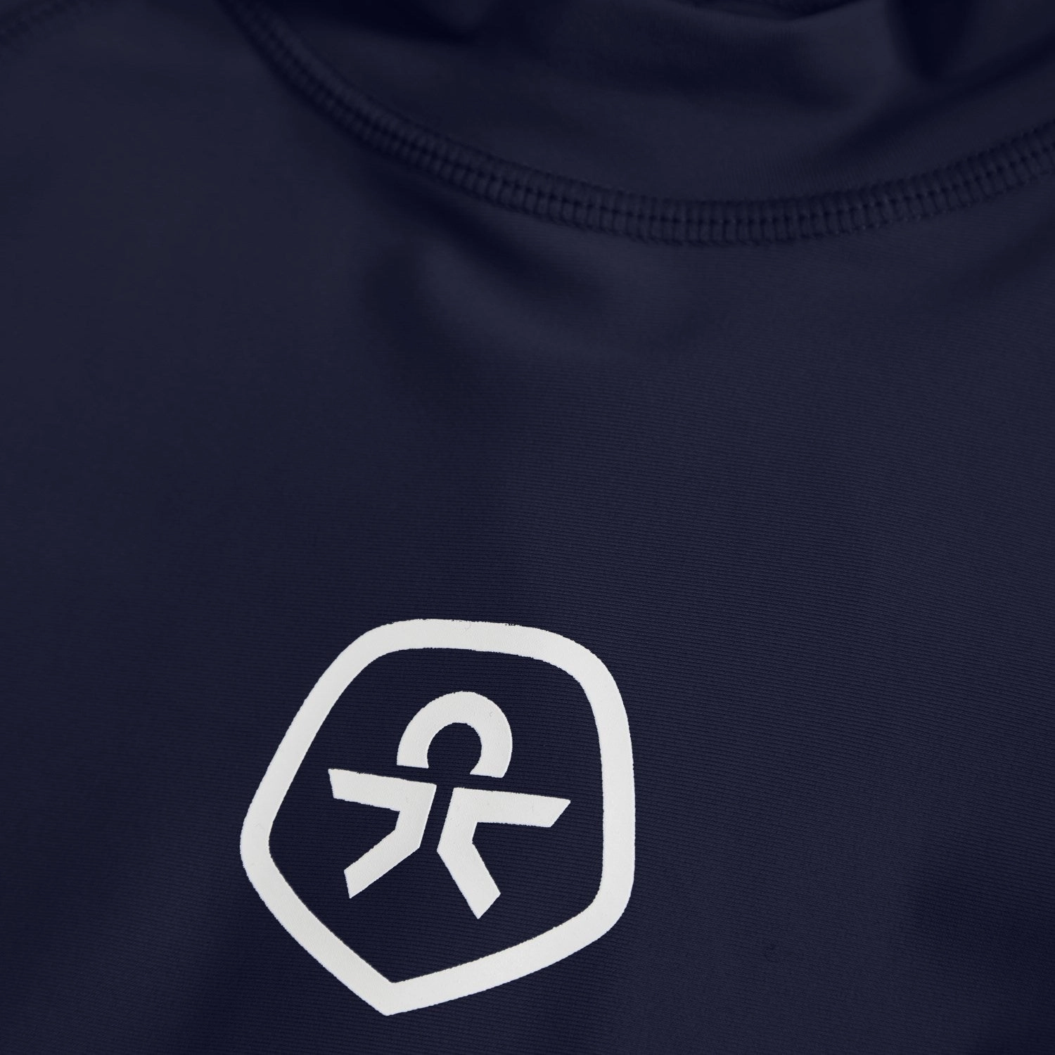 Hydrodynamic Shape Cut Color Kids Dress Blues Swim T-Shirt - Solid