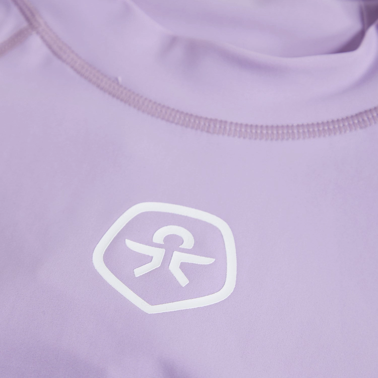 Recycled Polyester Color Kids Lavender Mist Swim T-Shirt - Solid