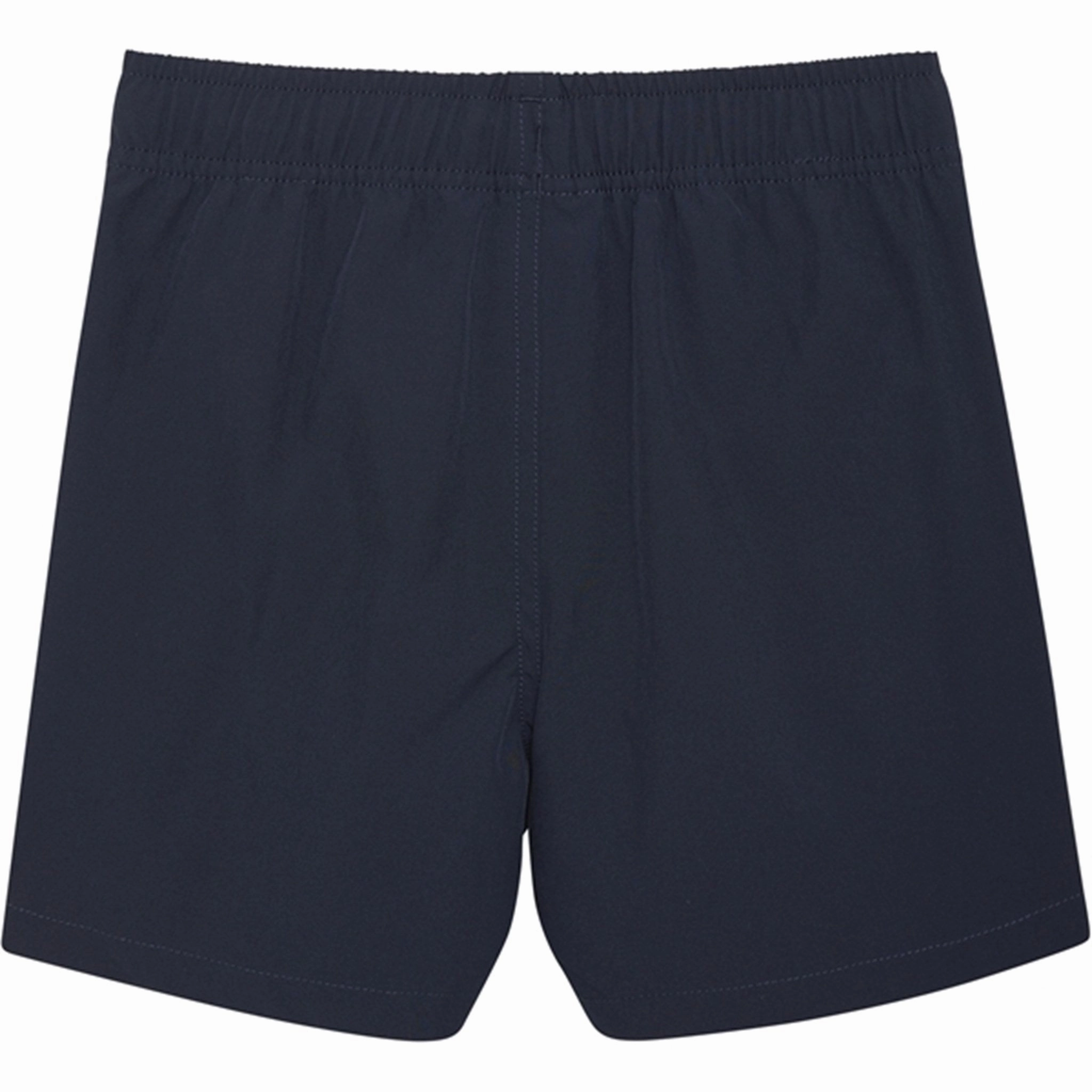 Abstract-Art Hidden Pocket Color Kids Swim Shorts Solid Dress Blues