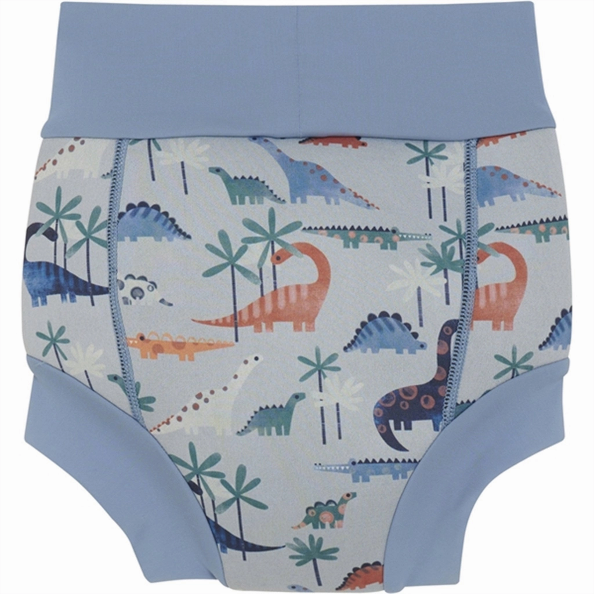 Color Kids Swim Trunks AOP Coronet Blue Eco Friendly Fabric Beach Look
