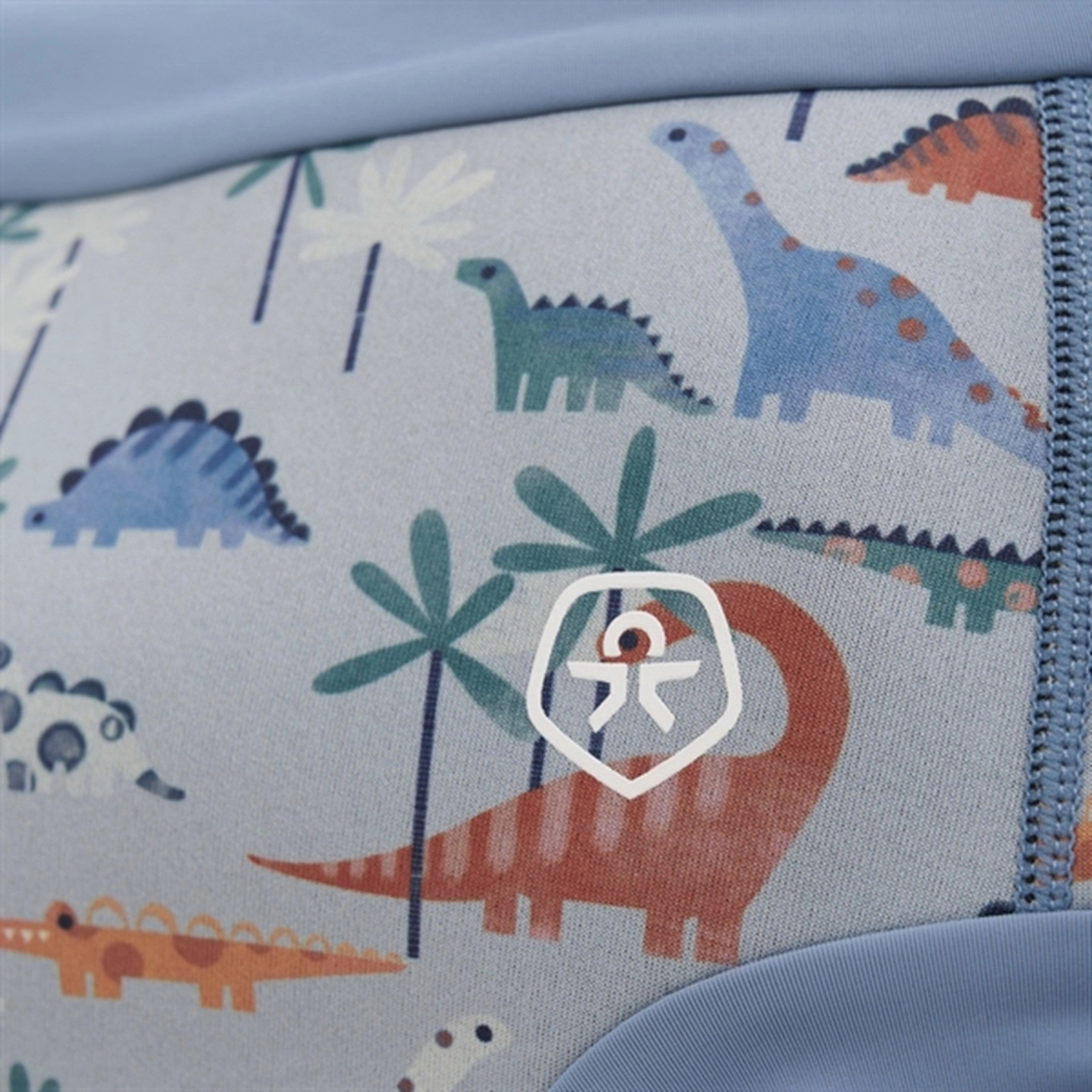 Anti Odor Technology Color Kids Swim Trunks AOP Coronet Blue