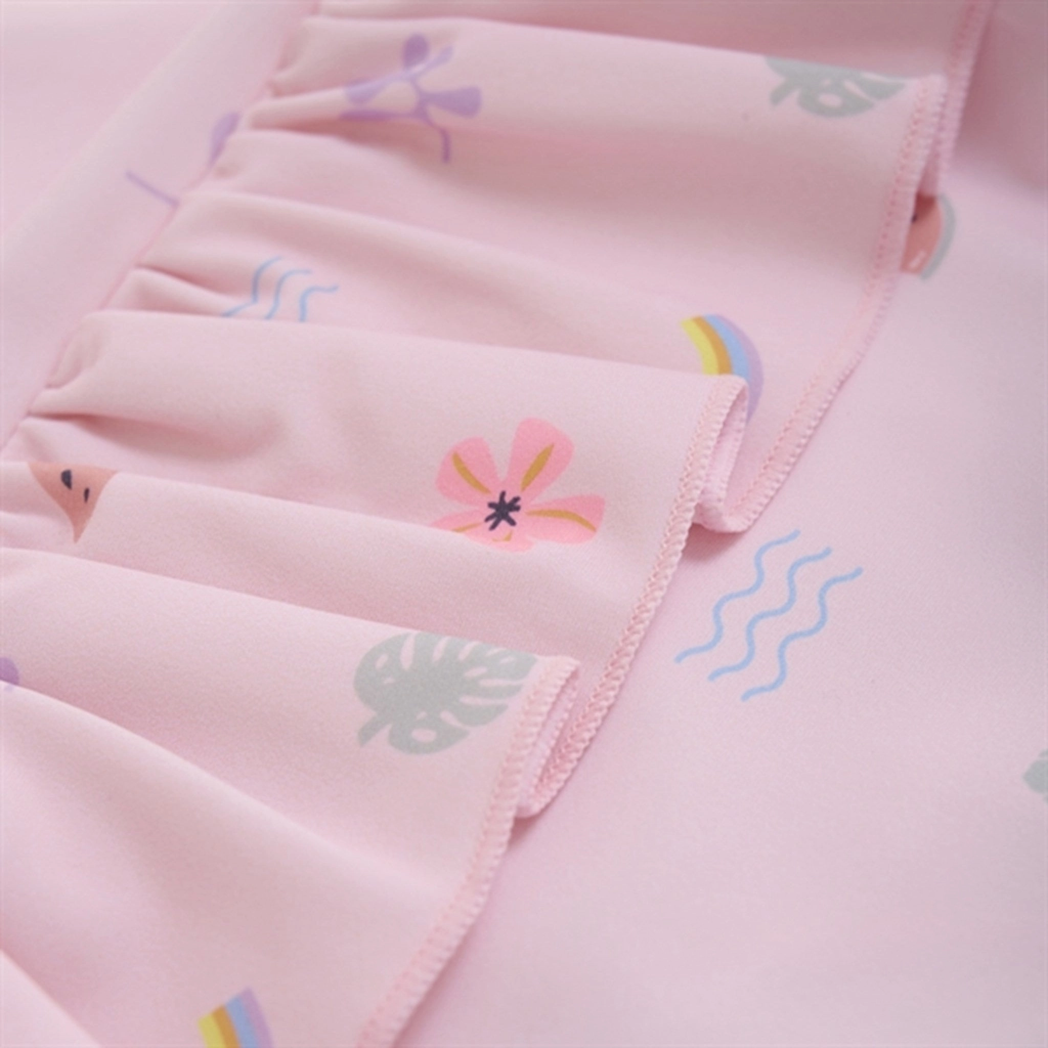 Color Kids Swimsuit AOP Cherry Blossom Summer Ready Stay-Put