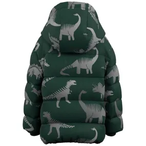 Smooth-Finish Casual office wear Name it Deep Forest Mosan Puffer Jacket Reflective AOP