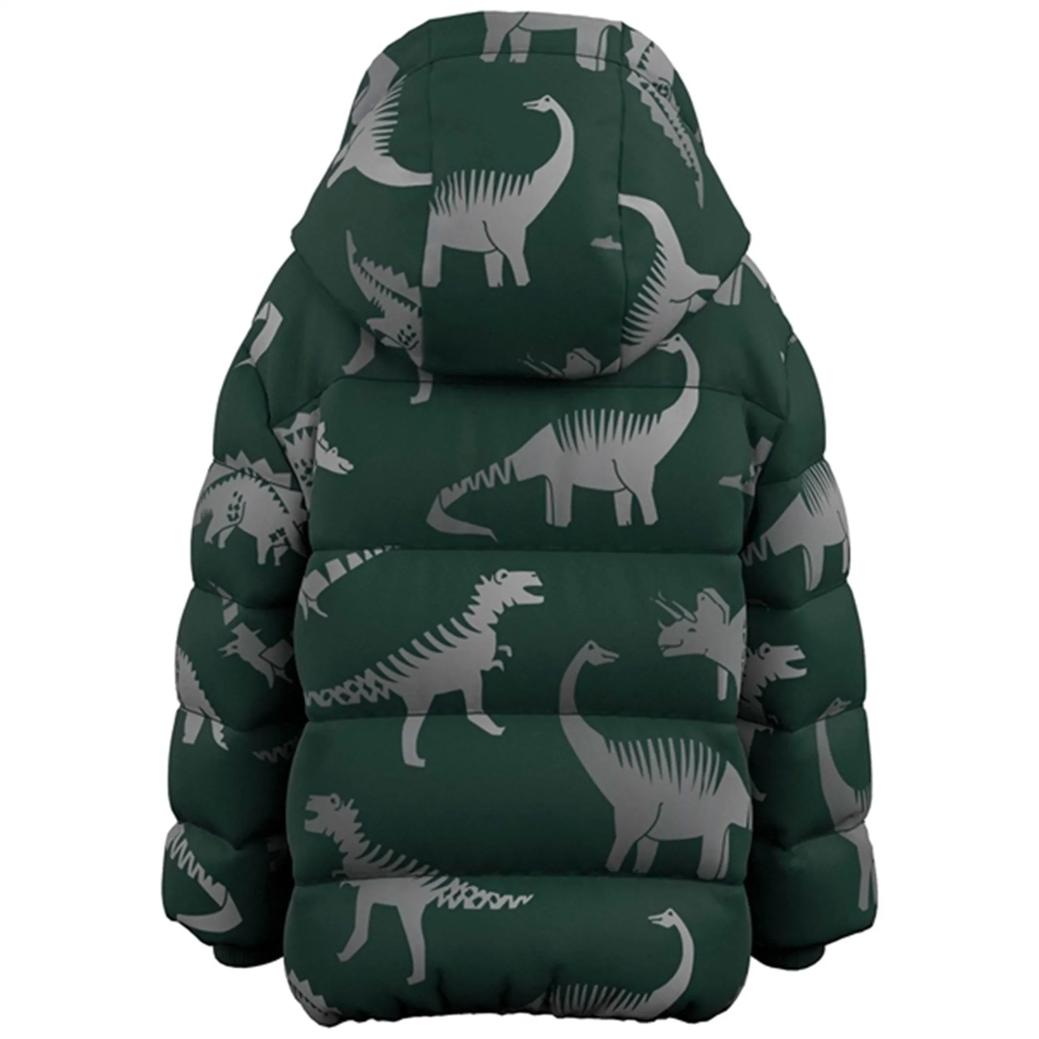 Smooth-Finish Casual office wear Name it Deep Forest Mosan Puffer Jacket Reflective AOP