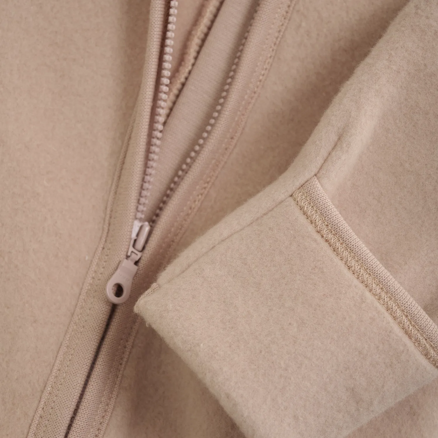 Huttelihut Mahogany Rose Pram Suit Ears Cot. Fleece Cruise-Wear Shimmer-Finish