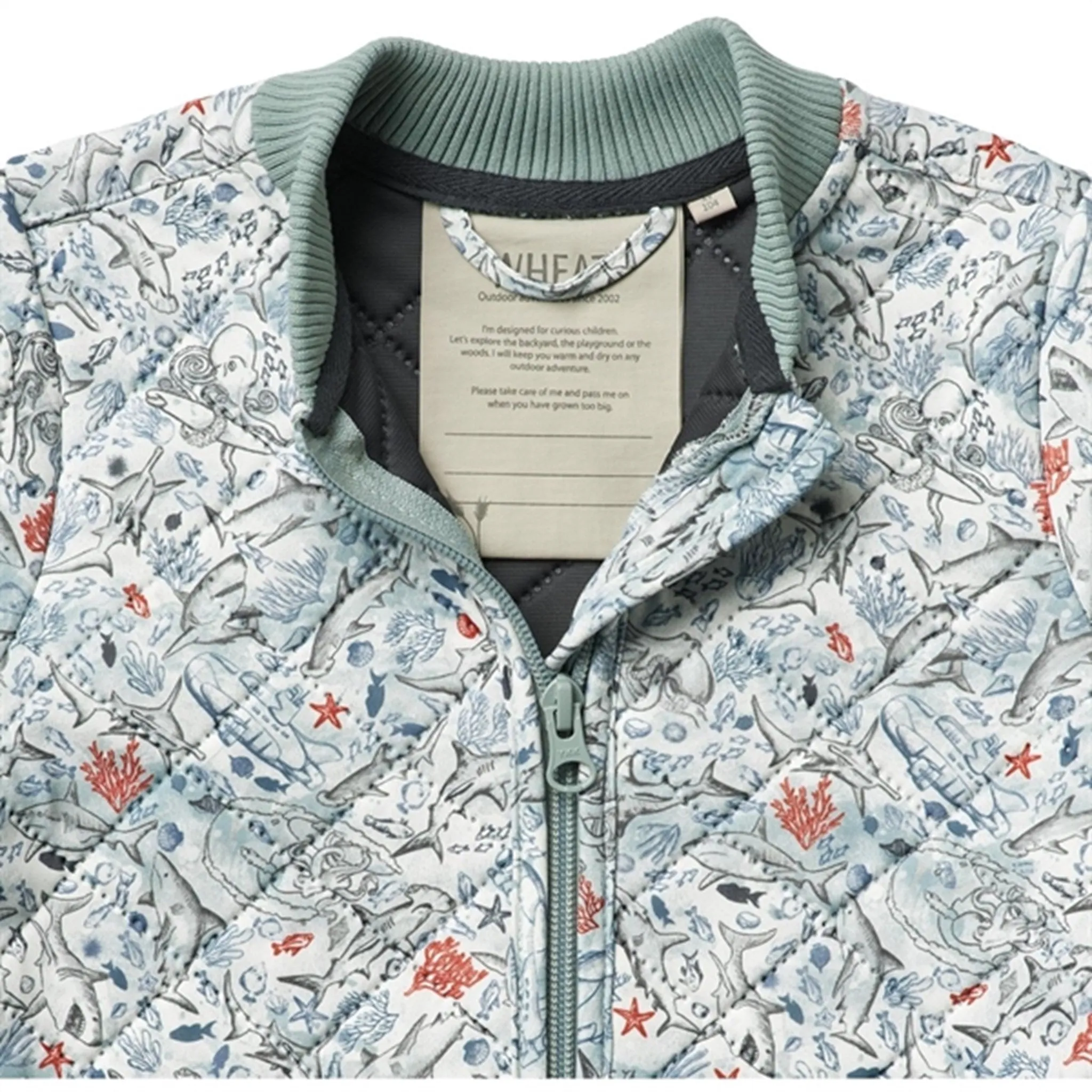 Comfortable work blouse Elegant long-sleeve blouse Wheat Thermo Under Water Jacket Loui