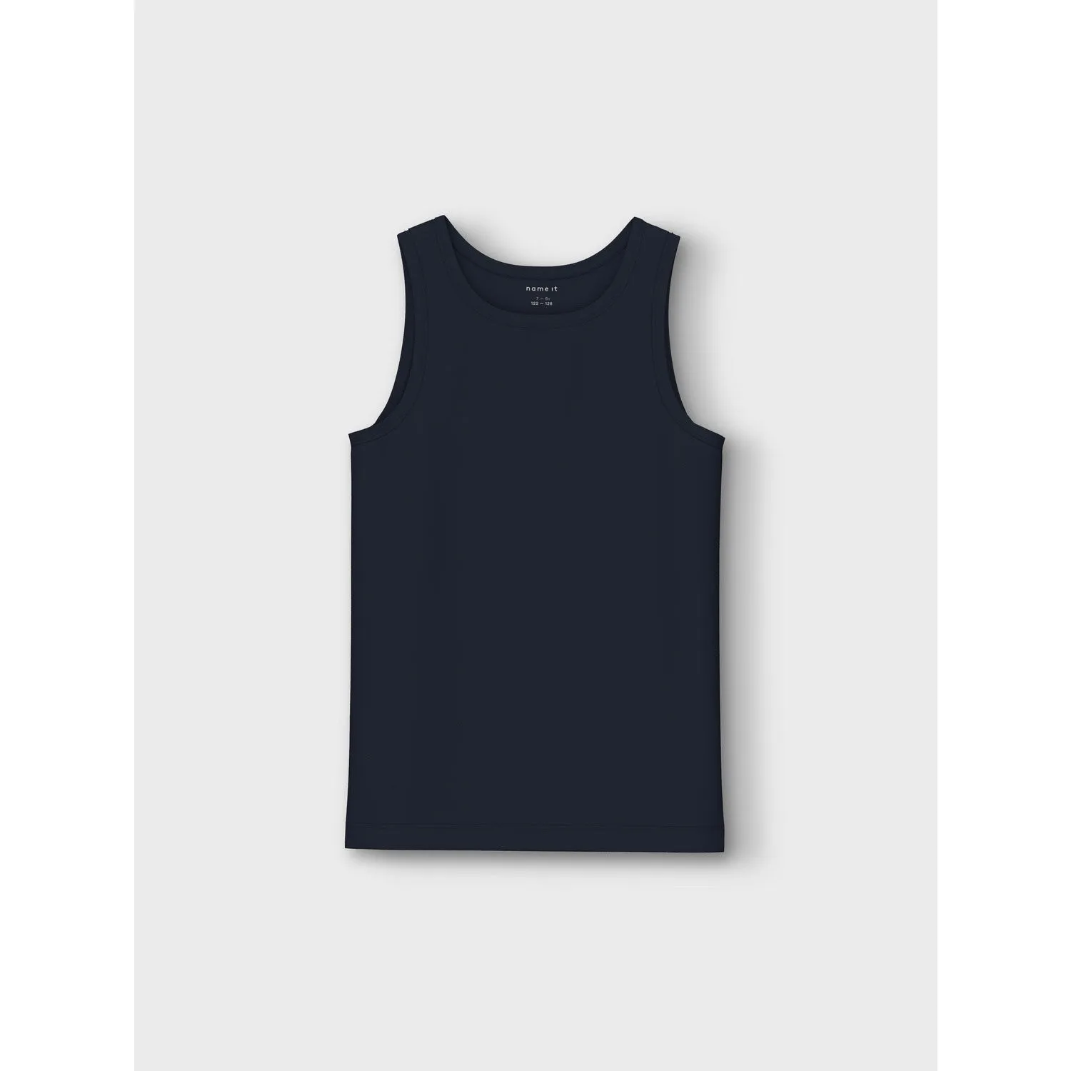 Name It Dark Denim Tank Top 2-pack Dark Denim Football Noos Modular Attachment