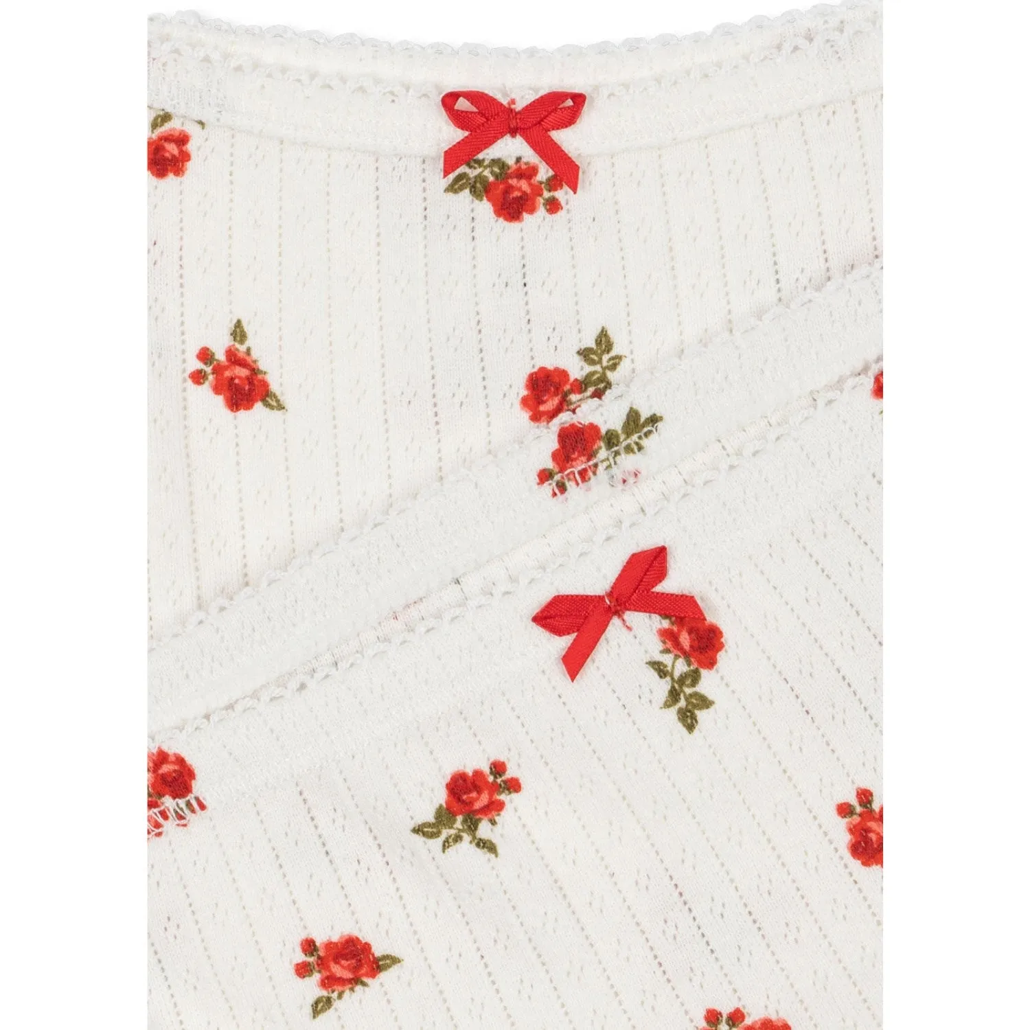 Non Restrictive Armholes fabric quality Konges Sl?jd Rose Red Minnie Underwear Gots