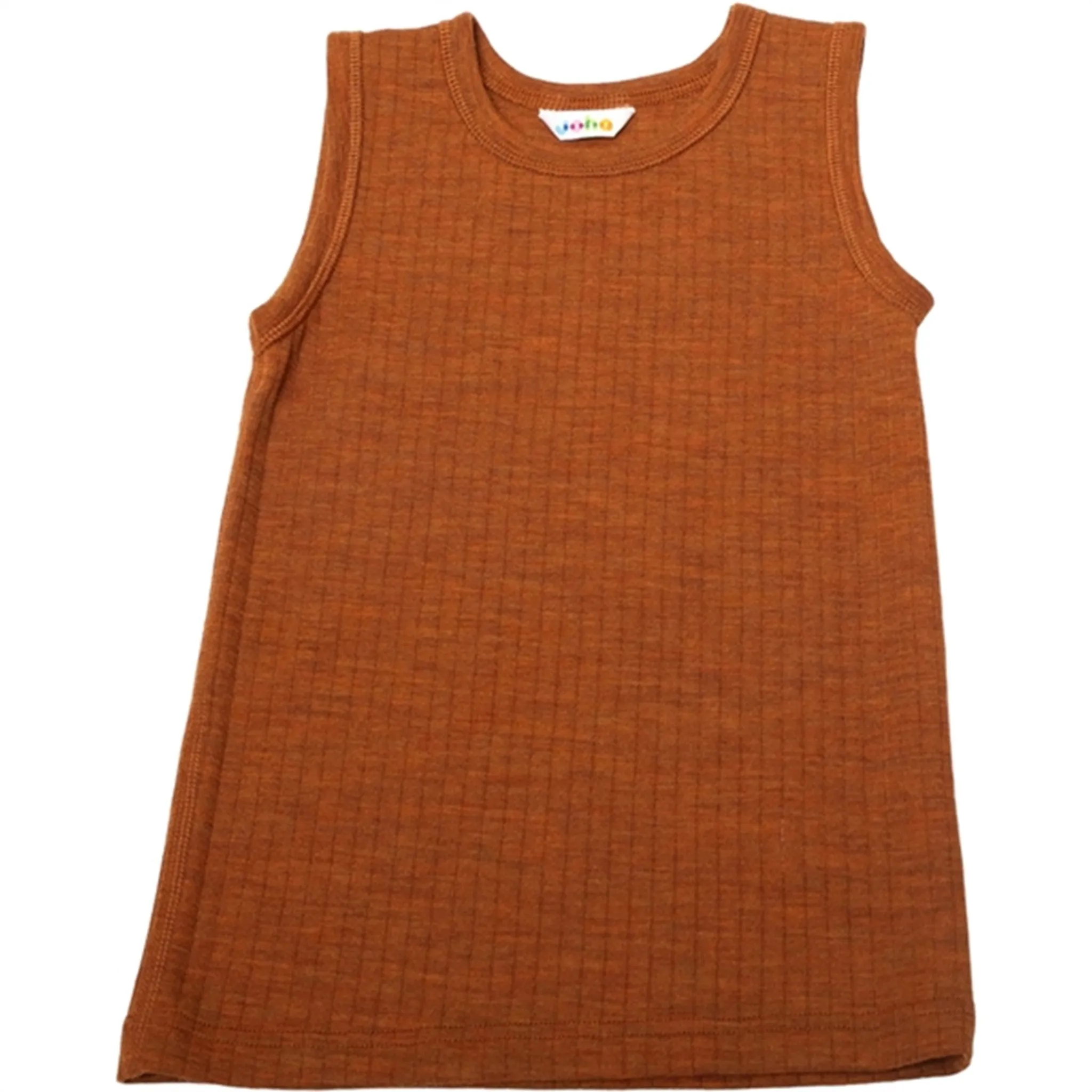 Joha Wool Orange Undershirt Basic dimension
