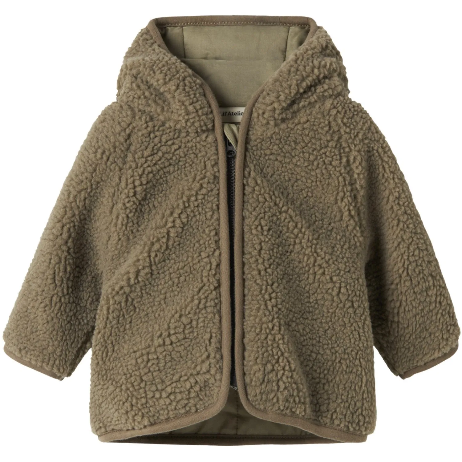 Lil'Atelier Overland Trek Nbnnalo Sherpa Jkt Solid Lil fitted fit Survive