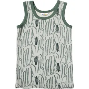 Joha Wool/Cotton Green AOP Undershirt Bold Design