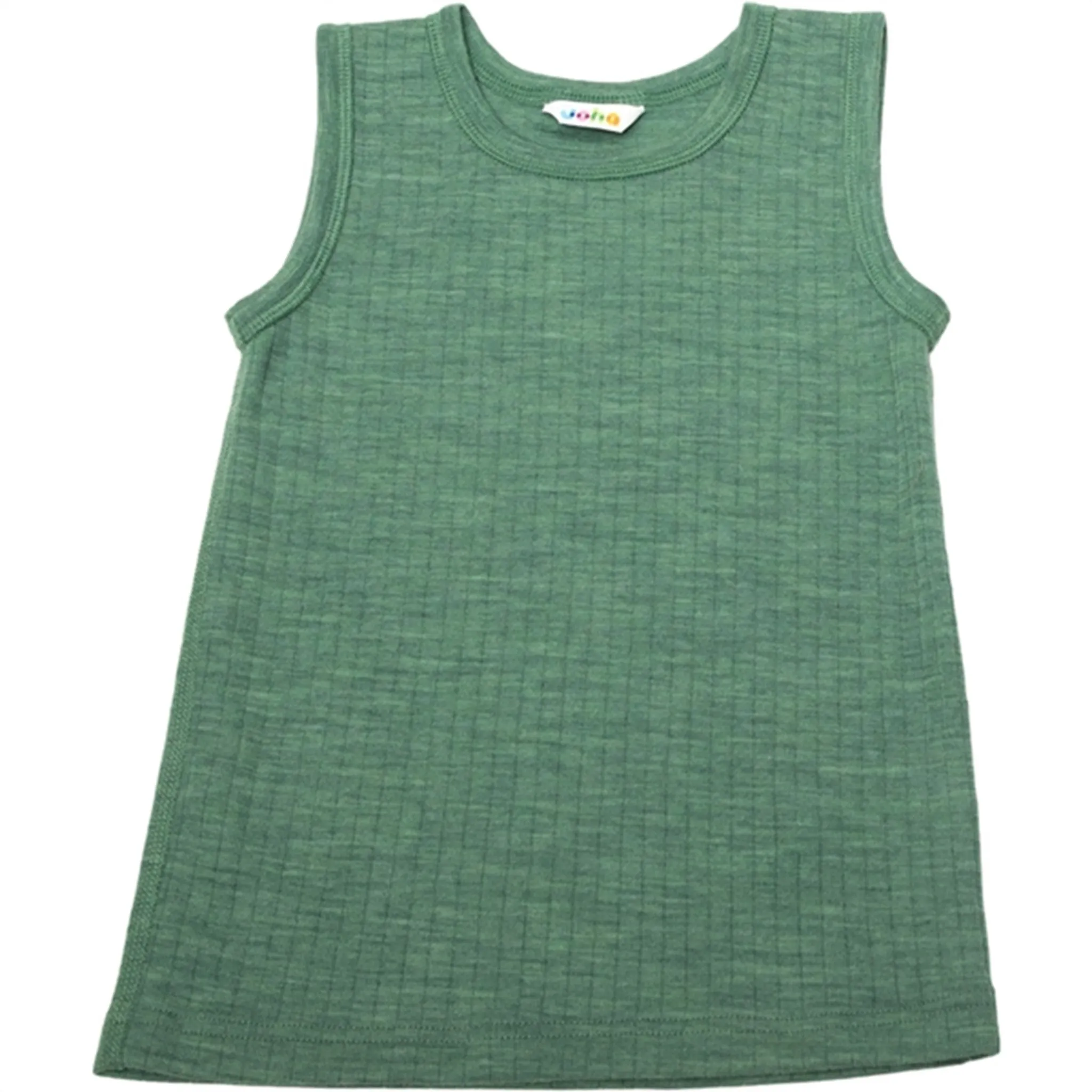 Joha Wool Green Undershirt Basic partition Padded Shoulders