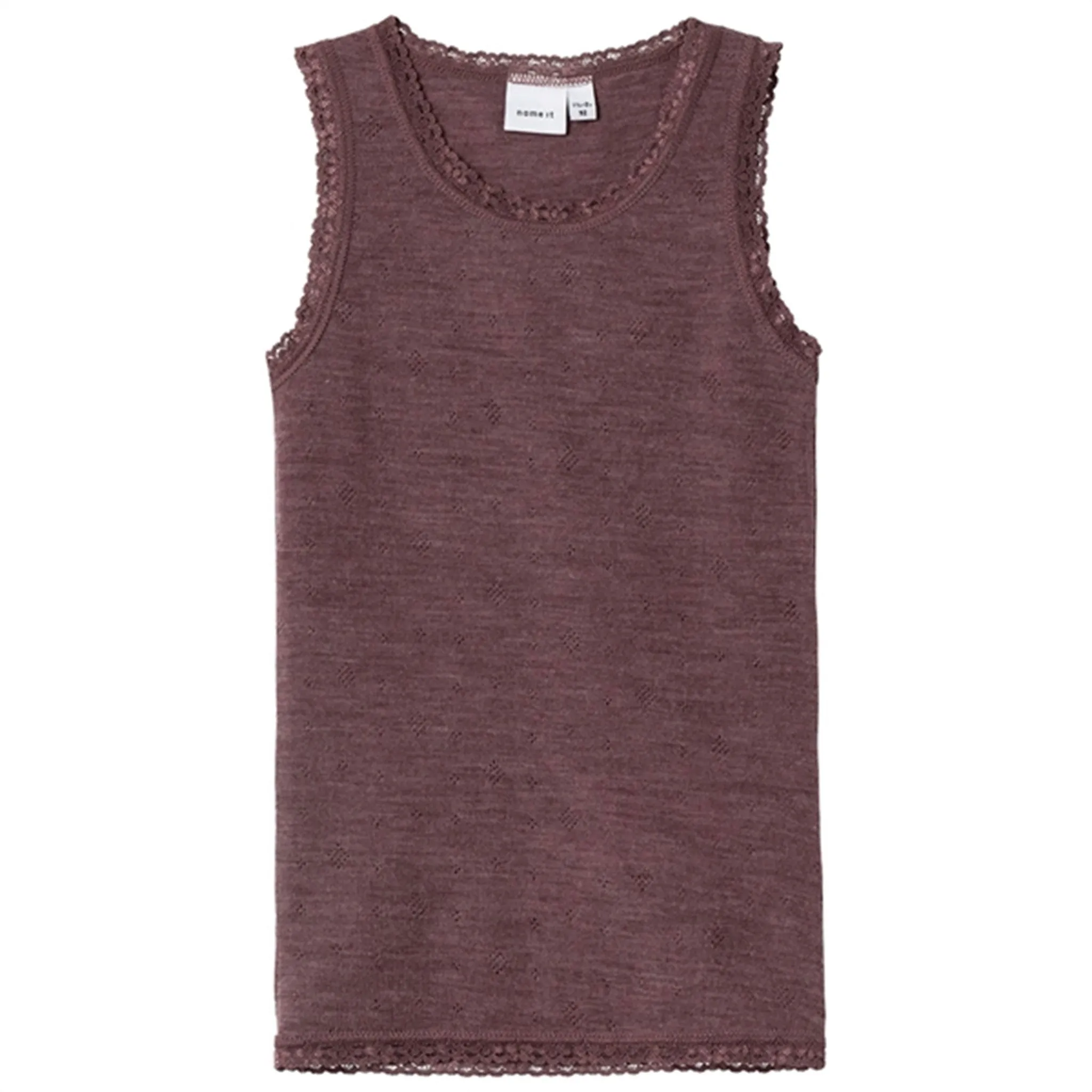 stain resistant coating Name it Peppercorn Wang Wool Needle Tank Top AOP