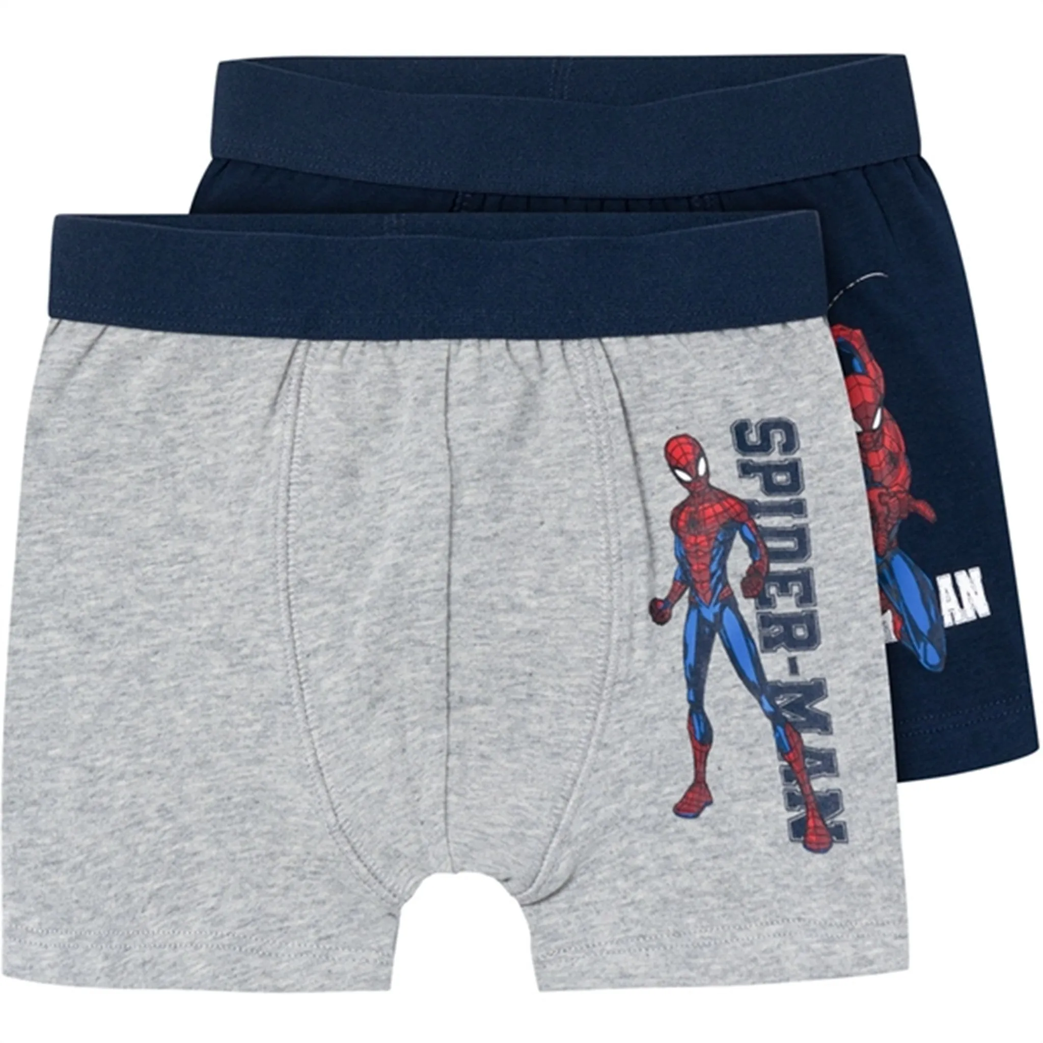 Smooth Finish Daily Outfit Name it Dark Sapphire Noz Spiderman Boxershorts 2-pack
