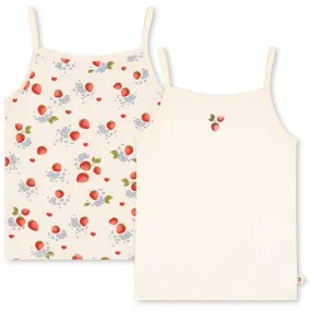 Konges Sl?jd Marmalade Mix Basic 2 Pack Strap Top Gots without buttons Option