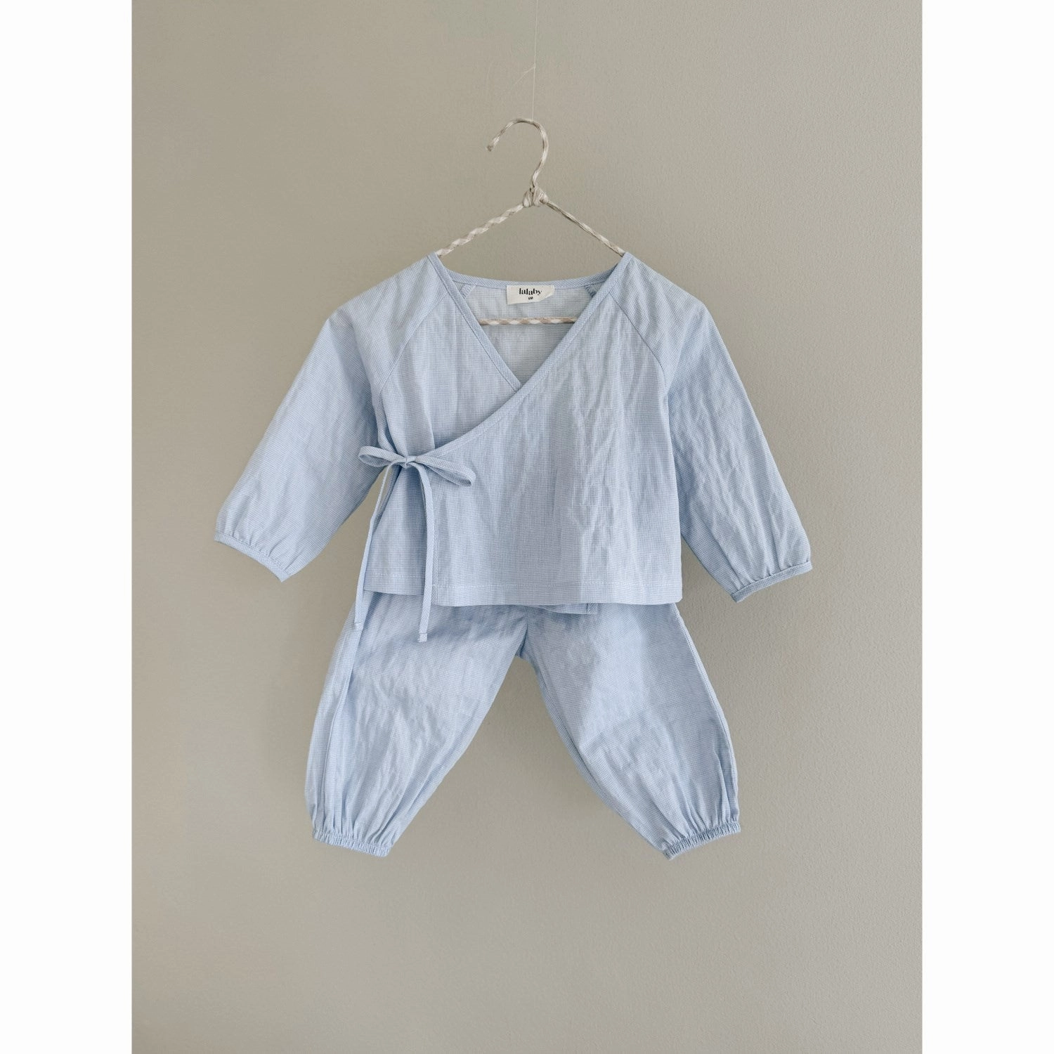 low waisted first day of school Lalaby Willow Set - Saltwater